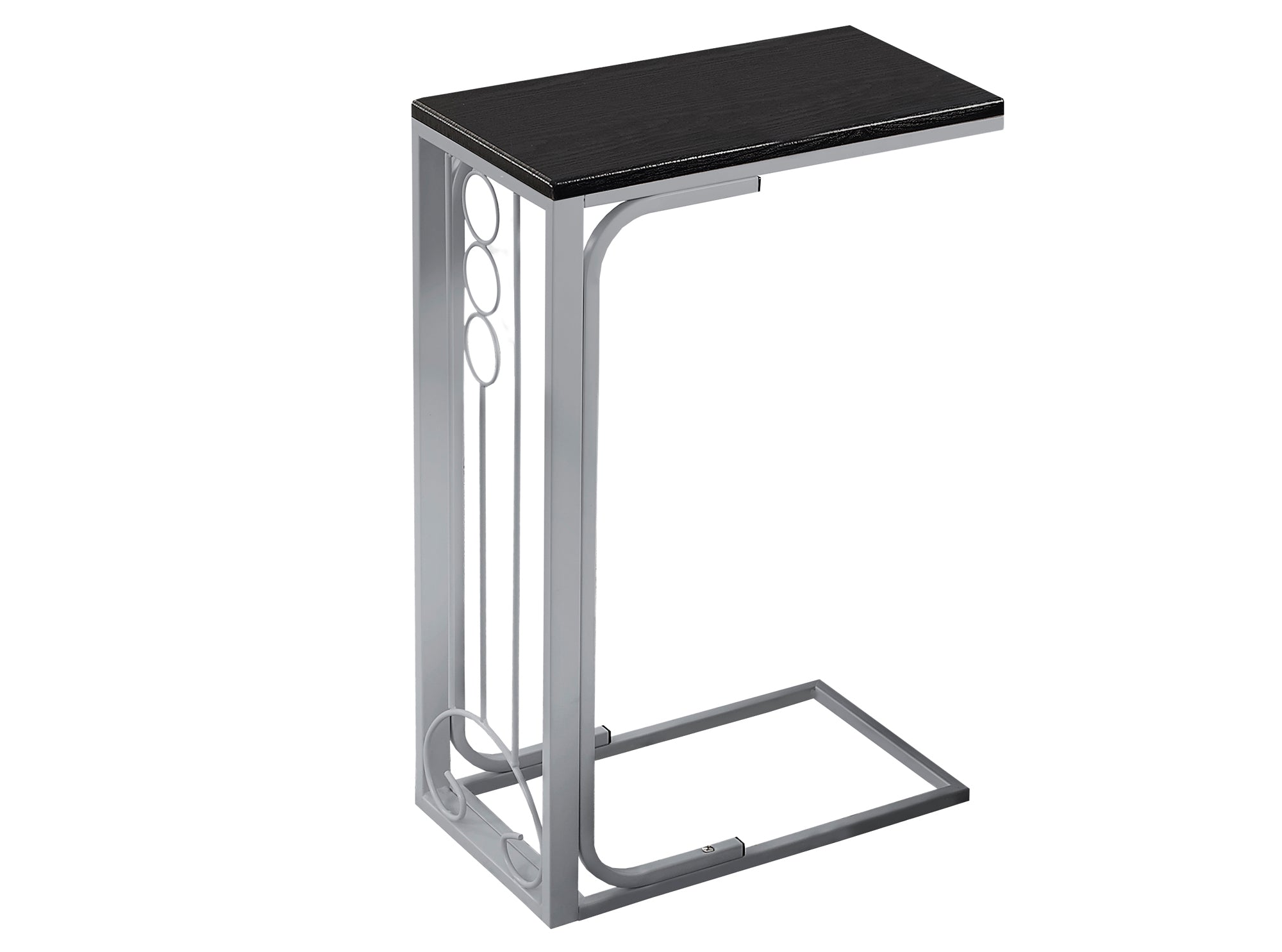 NIGHTSTAND - BLACK TOP / SILVER METAL #I 3137