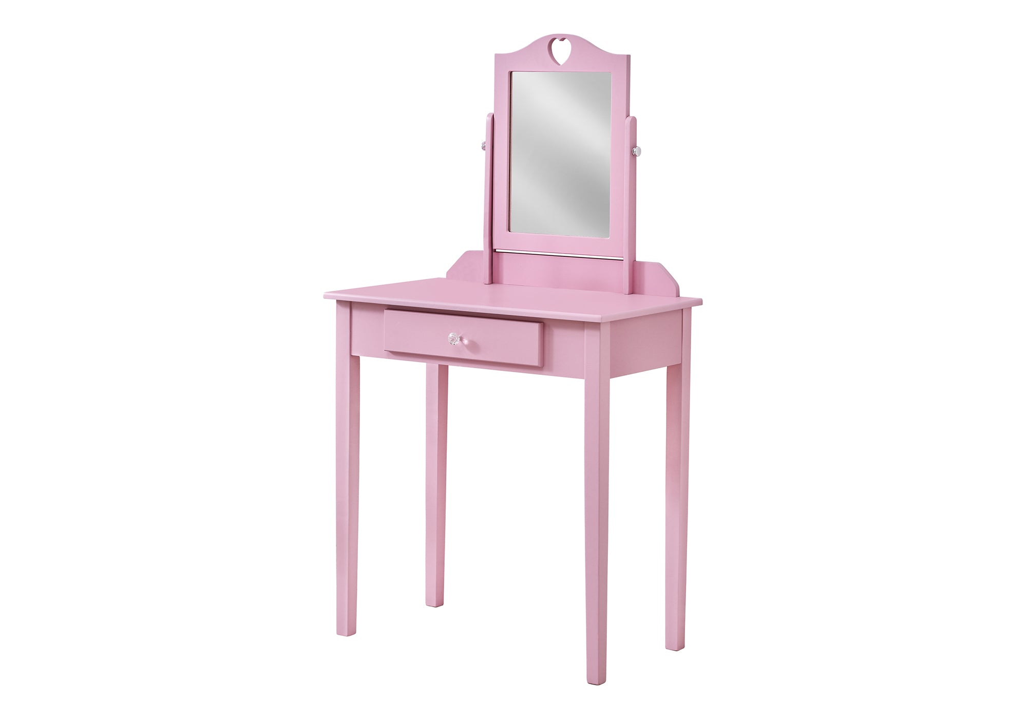 VANITY - PINK / MIRROR AND STORAGE DRAWER # I 3328