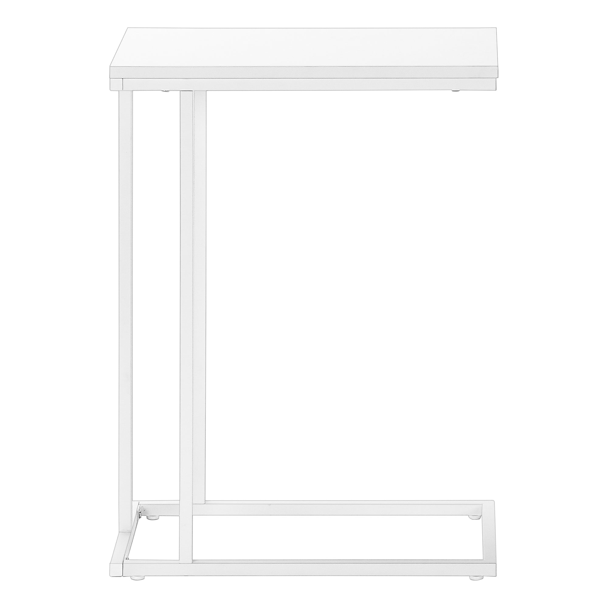 TABLE D'APPOINT - 25"H /BLANC / MÉTAL BLANC #I 3468