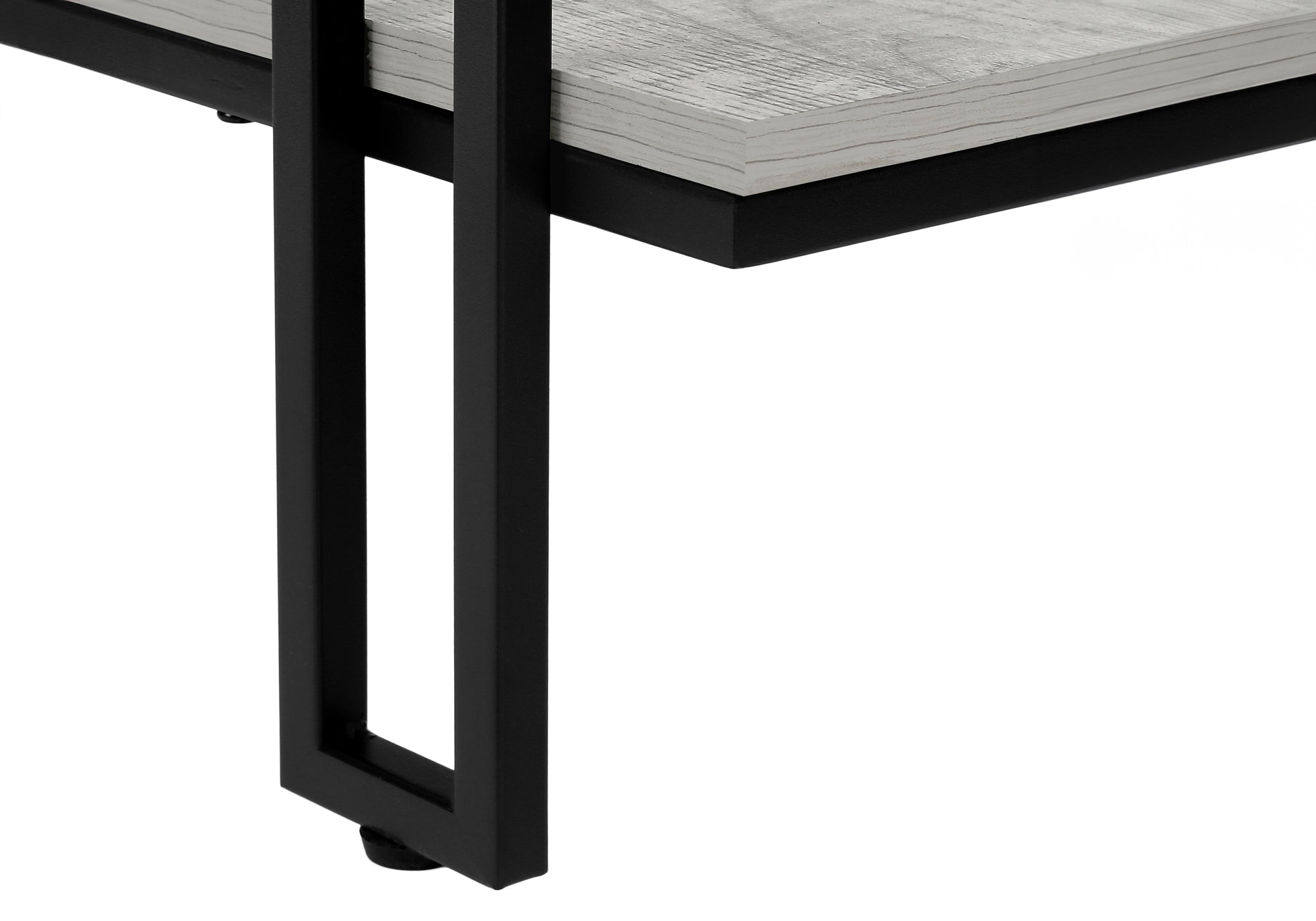 ACCENT TABLE - 48"L / GREY / BLACK METAL HALL CONSOLE #I 3576