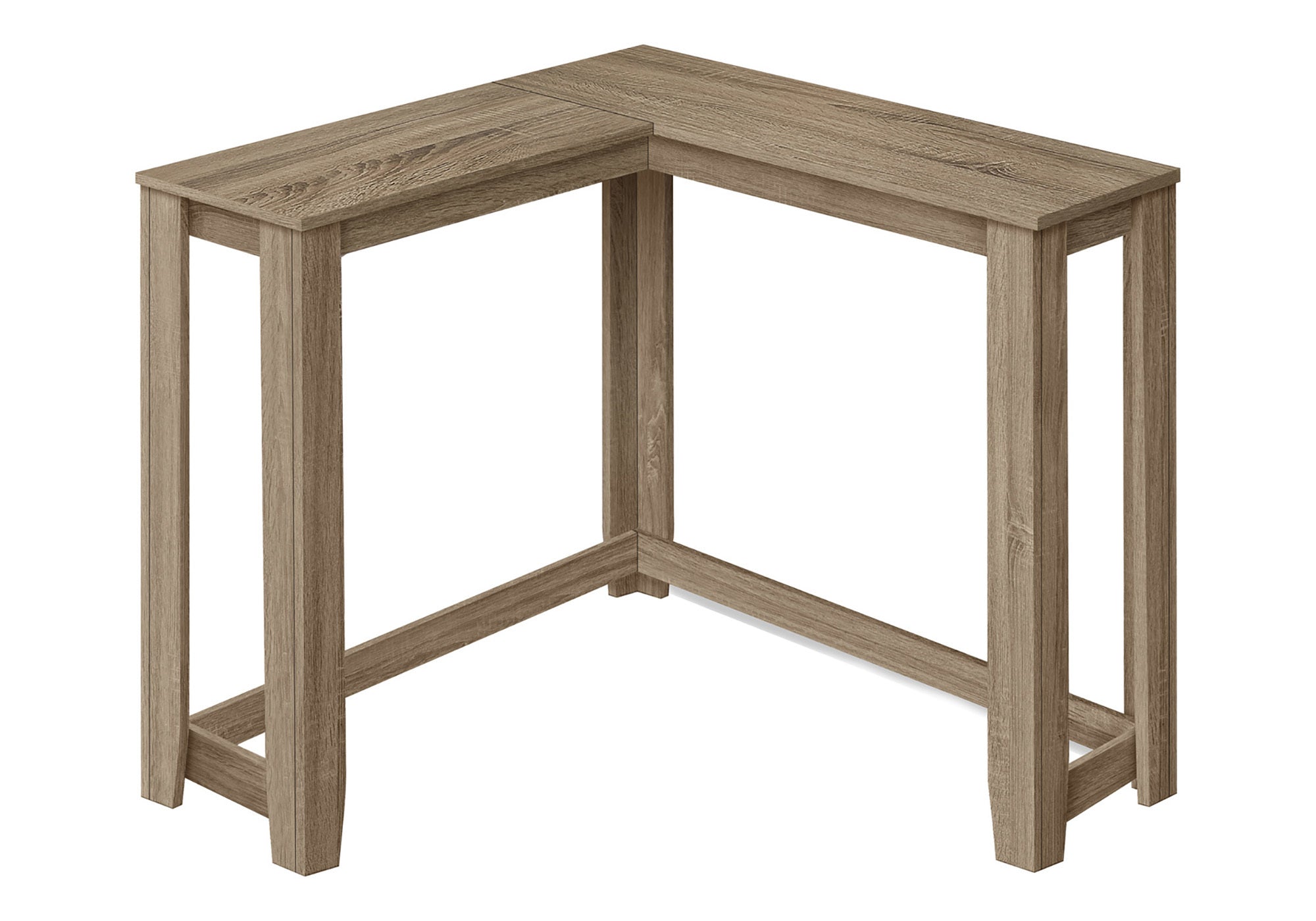 ACCENT TABLE - 36" / DARK TAUPE CORNER CONSOLE #I 3659