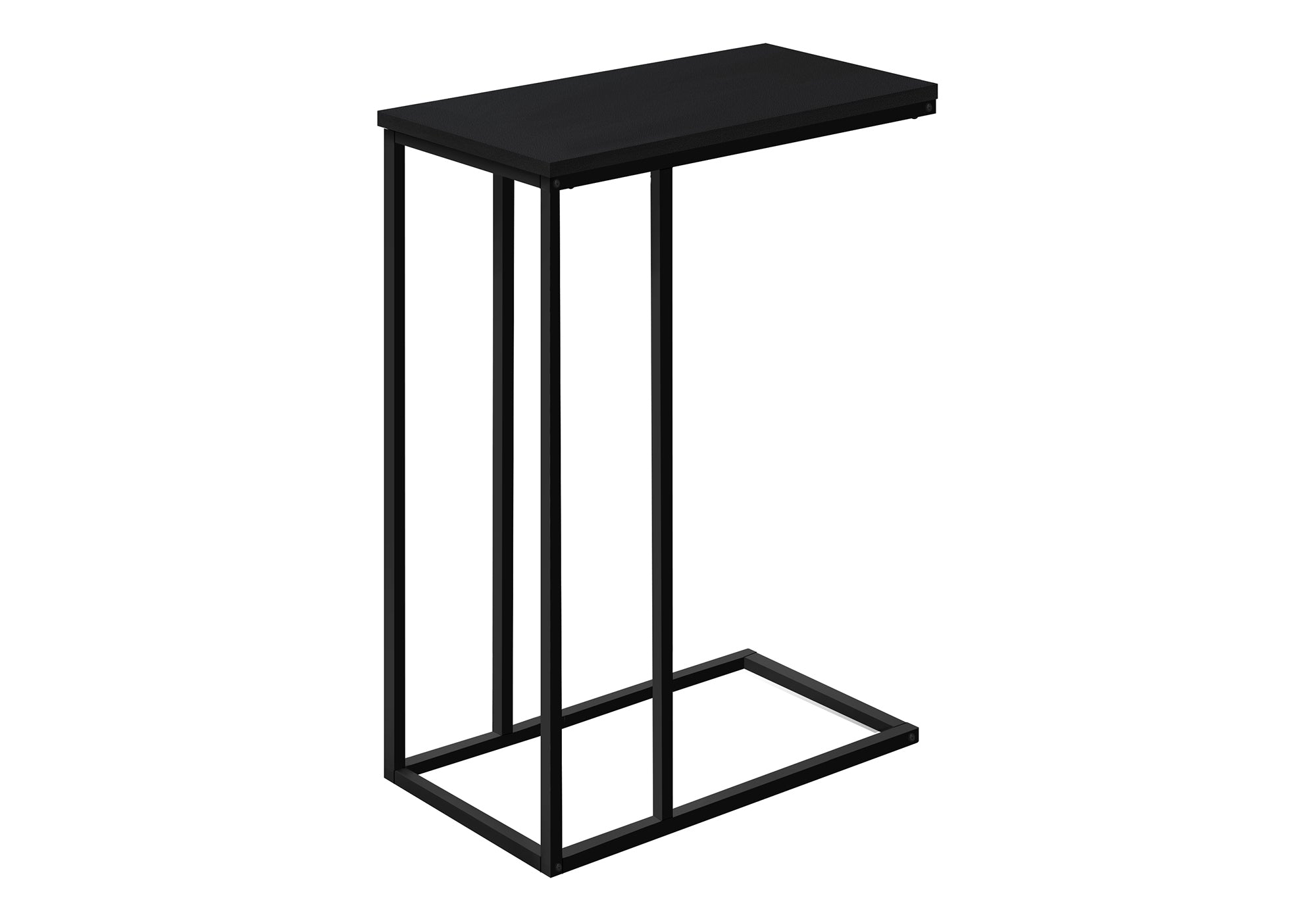 NIGHTSTAND - 25"H / BLACK / BLACK METAL #I 3761