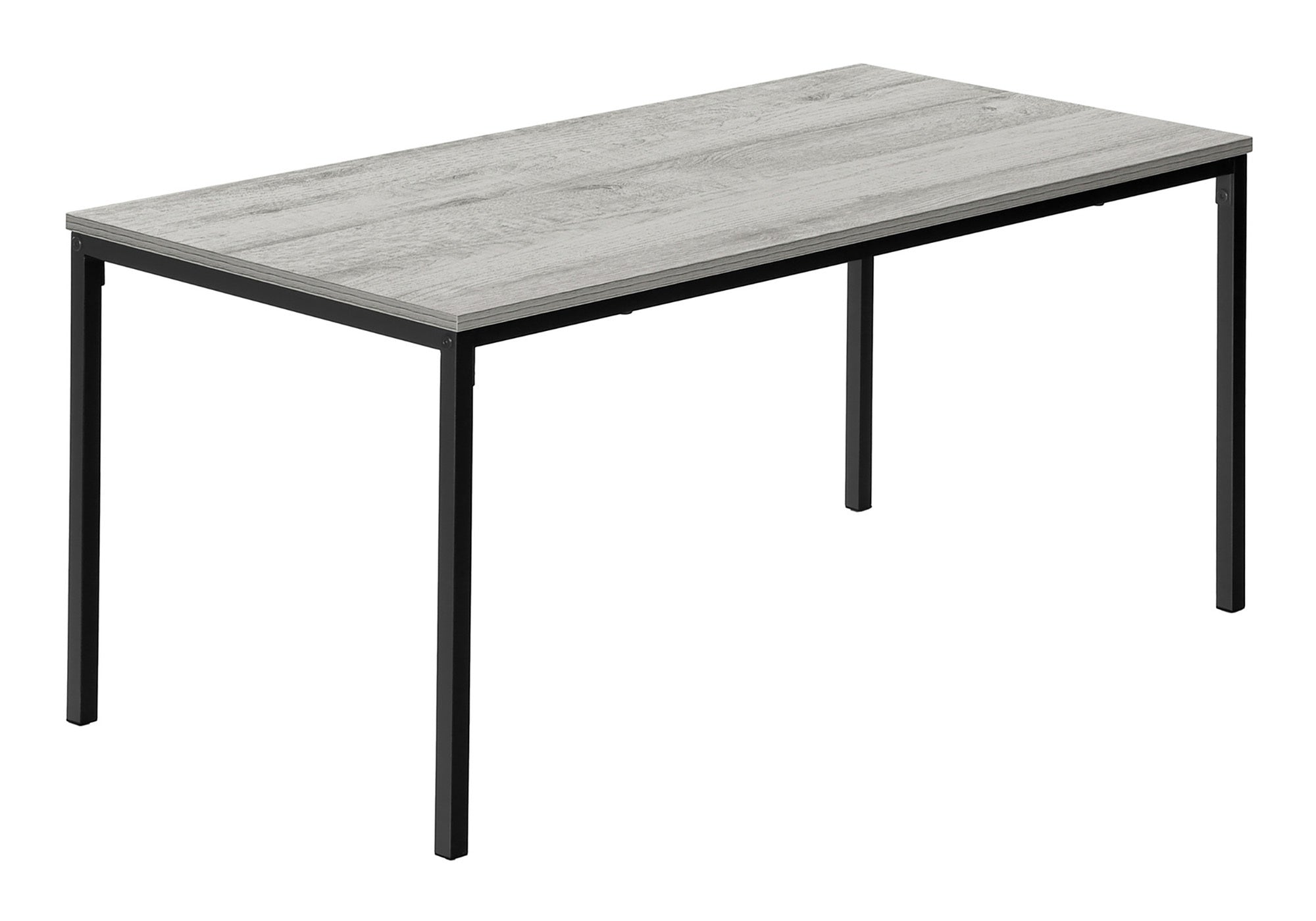 COFFEE TABLE - 40"L / GREY / BLACK METAL # I 3796