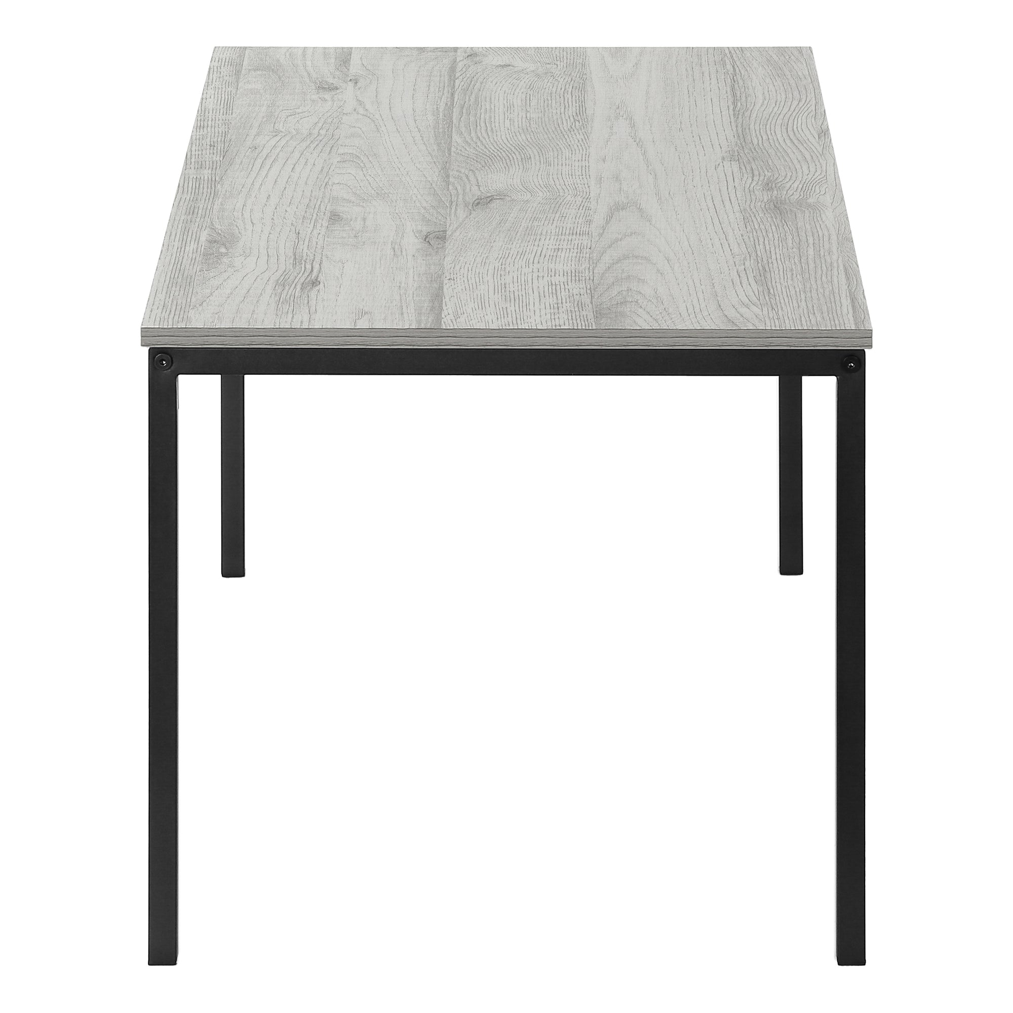 COFFEE TABLE - 40"L / GREY / BLACK METAL # I 3796