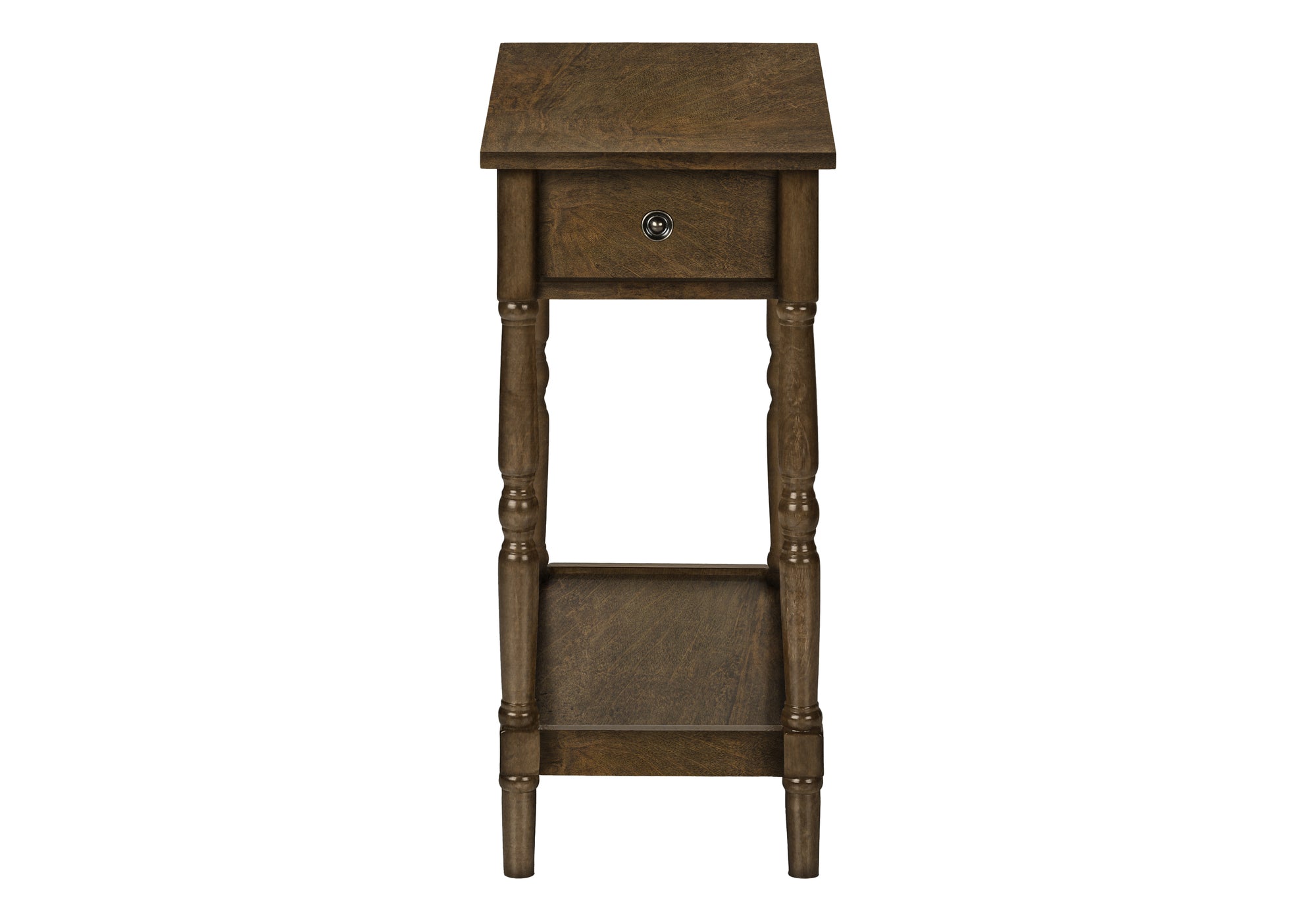 ACCENT TABLE - 24"H / ESPRESSO VENEER END TABLE #I 3957