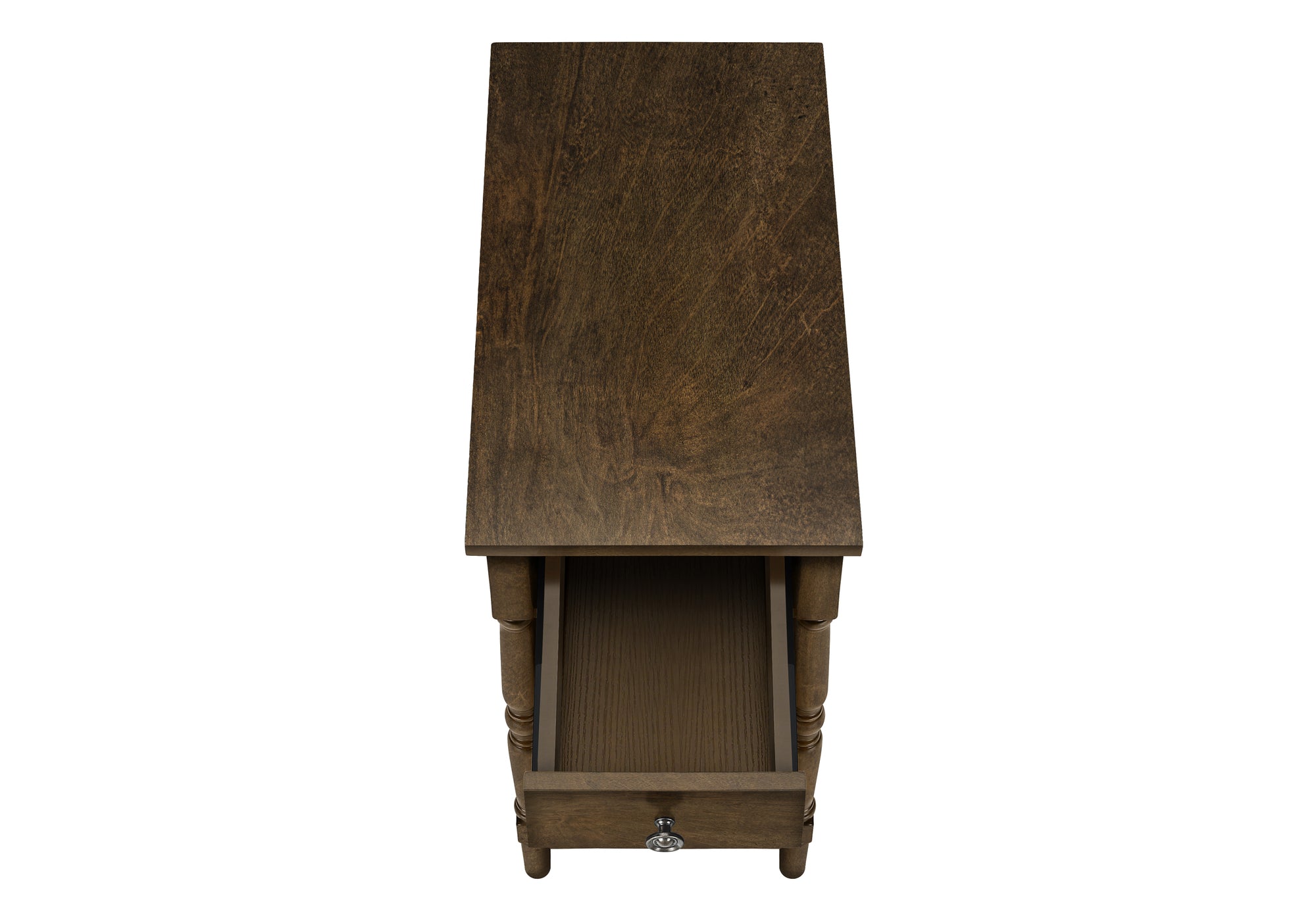 ACCENT TABLE - 24"H / ESPRESSO VENEER END TABLE #I 3957