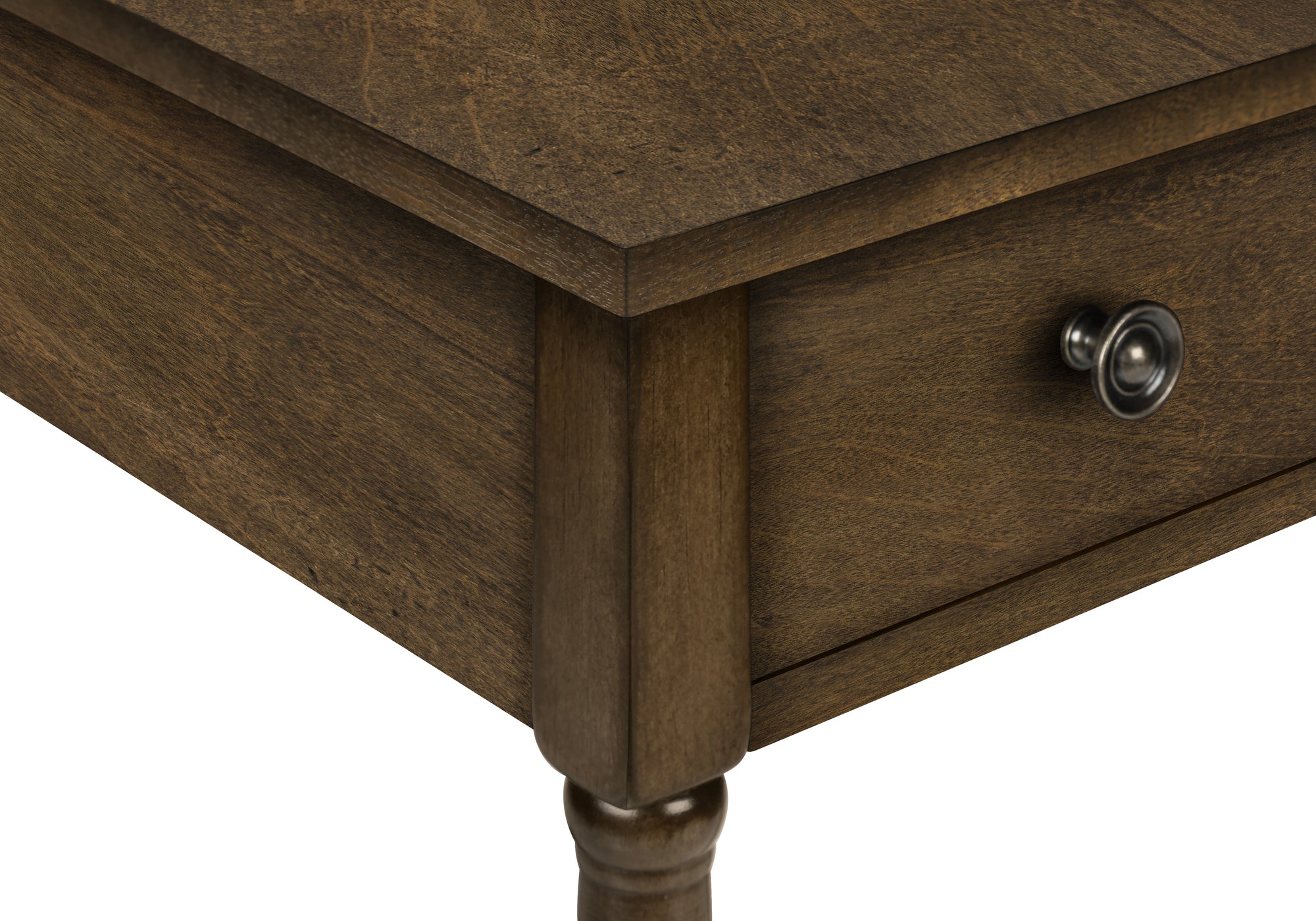 ACCENT TABLE - 24"H / ESPRESSO VENEER END TABLE #I 3957