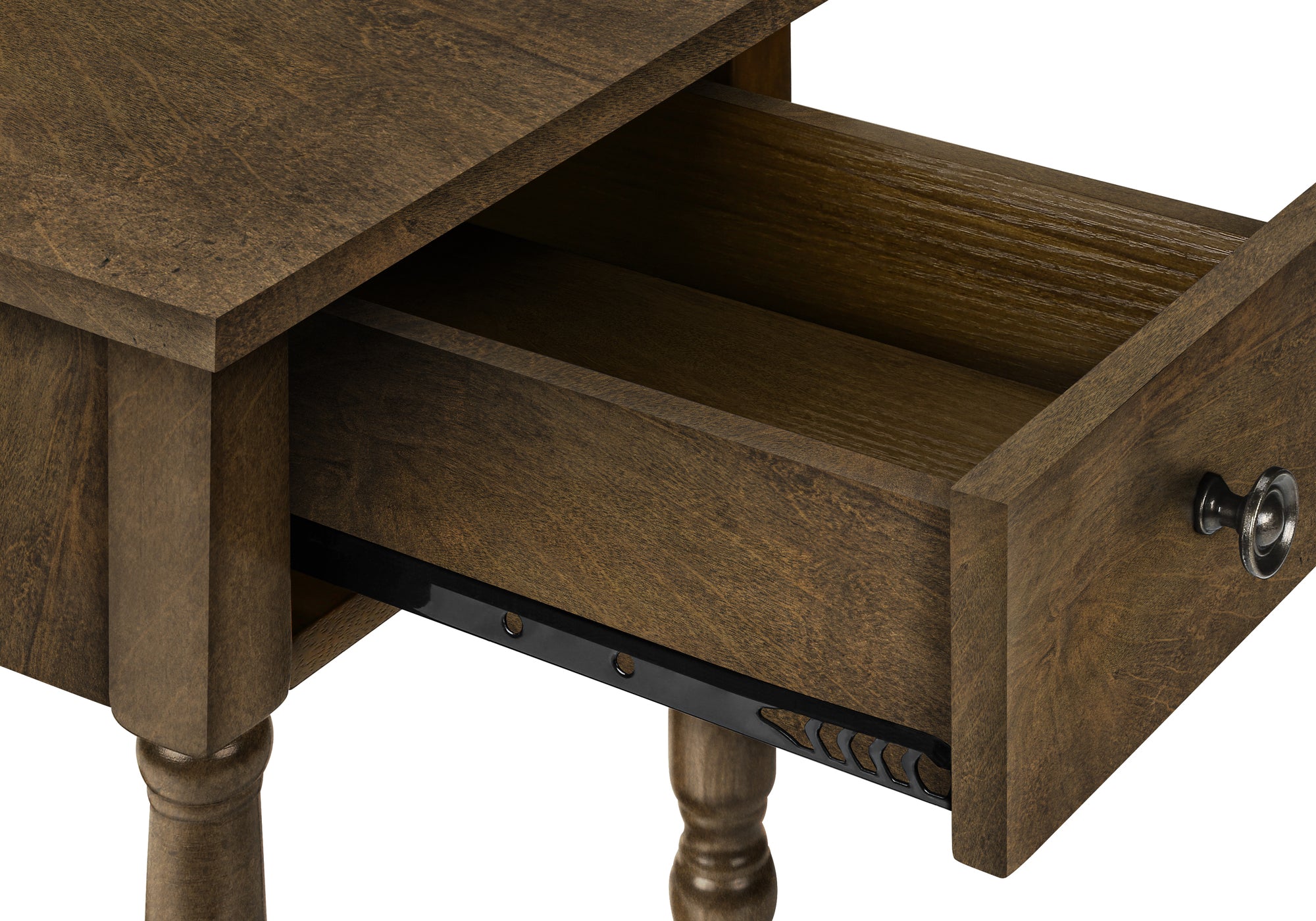 ACCENT TABLE - 24"H / ESPRESSO VENEER END TABLE #I 3957