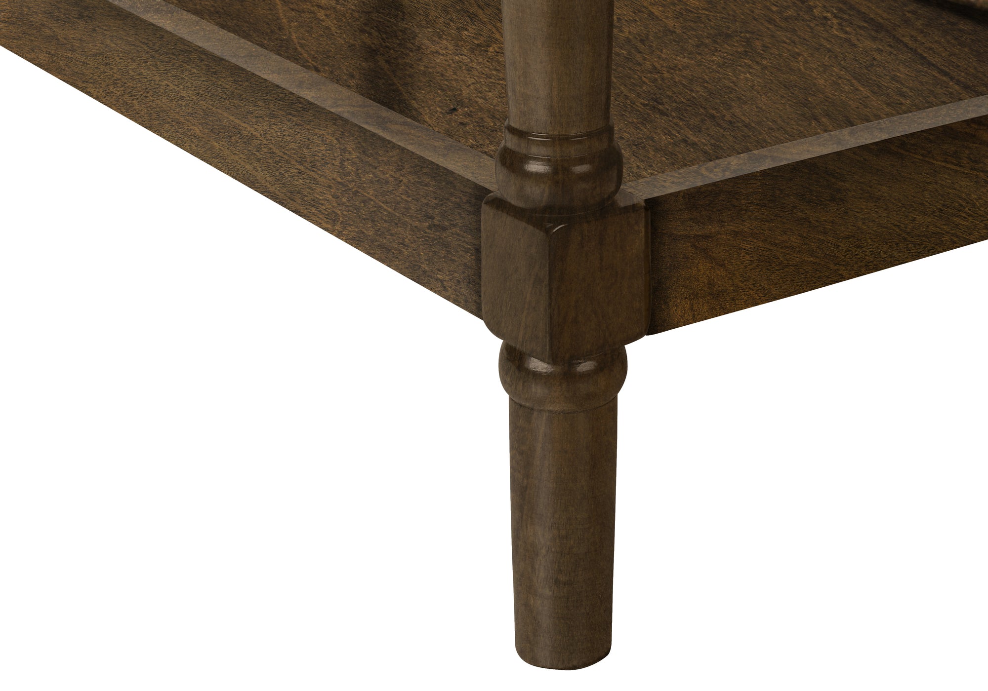 ACCENT TABLE - 24"H / ESPRESSO VENEER END TABLE #I 3957