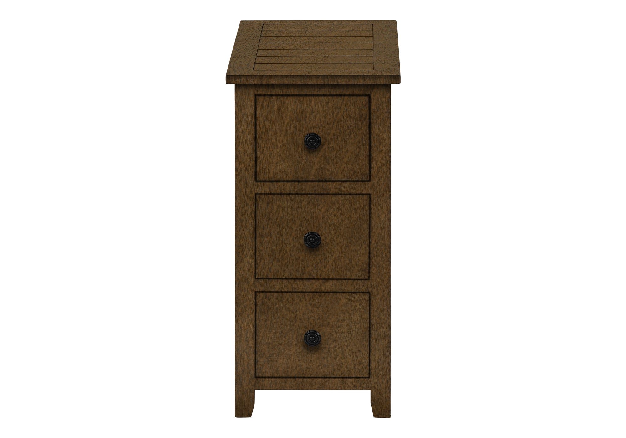 NIGHTSTAND - 24"H / ESPRESSO VENEER END TABLE #I 3959