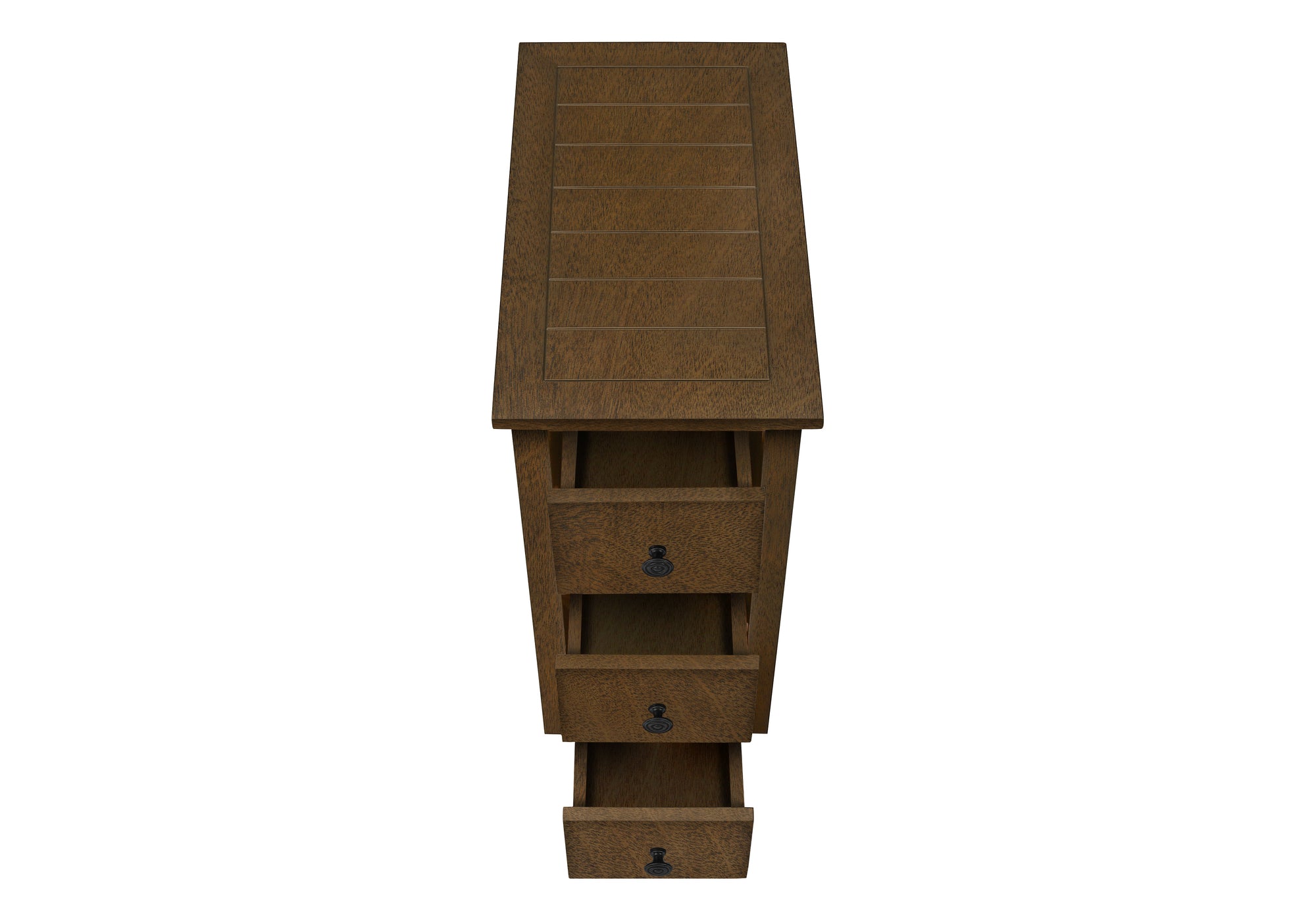 ACCENT TABLE - 24"H / ESPRESSO VENEER END TABLE #I 3959