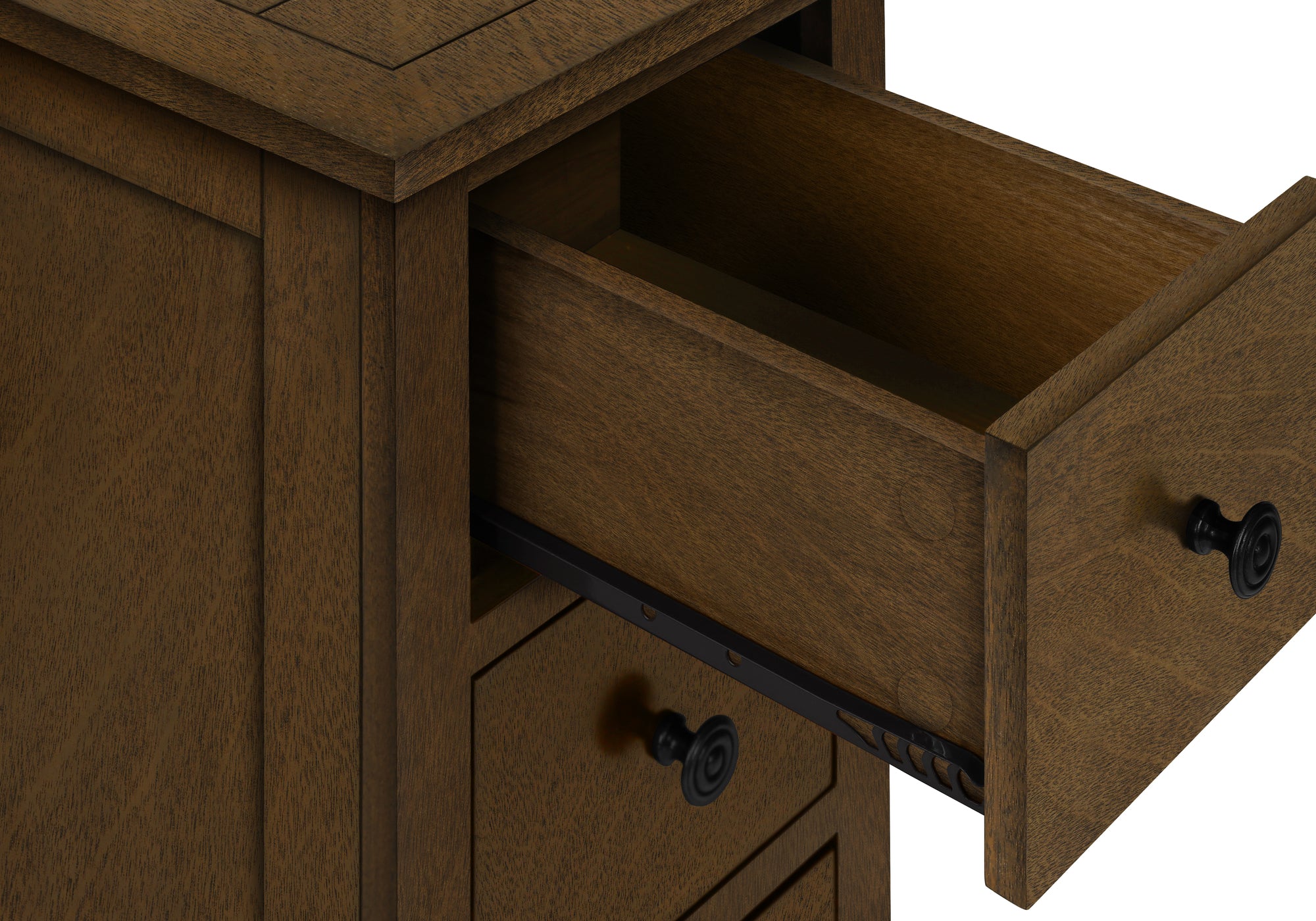 NIGHTSTAND - 24"H / ESPRESSO VENEER END TABLE #I 3959