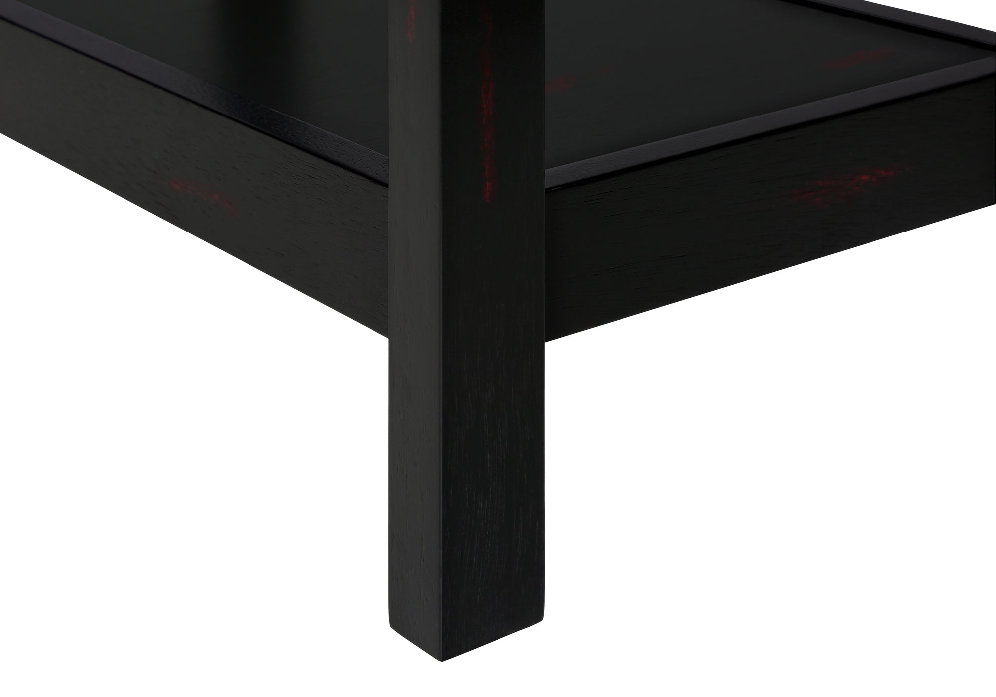 TABLE D'APPOINT - 24"H / TABLE D'APPOINT EN PLACAGE NOIR #I 3961