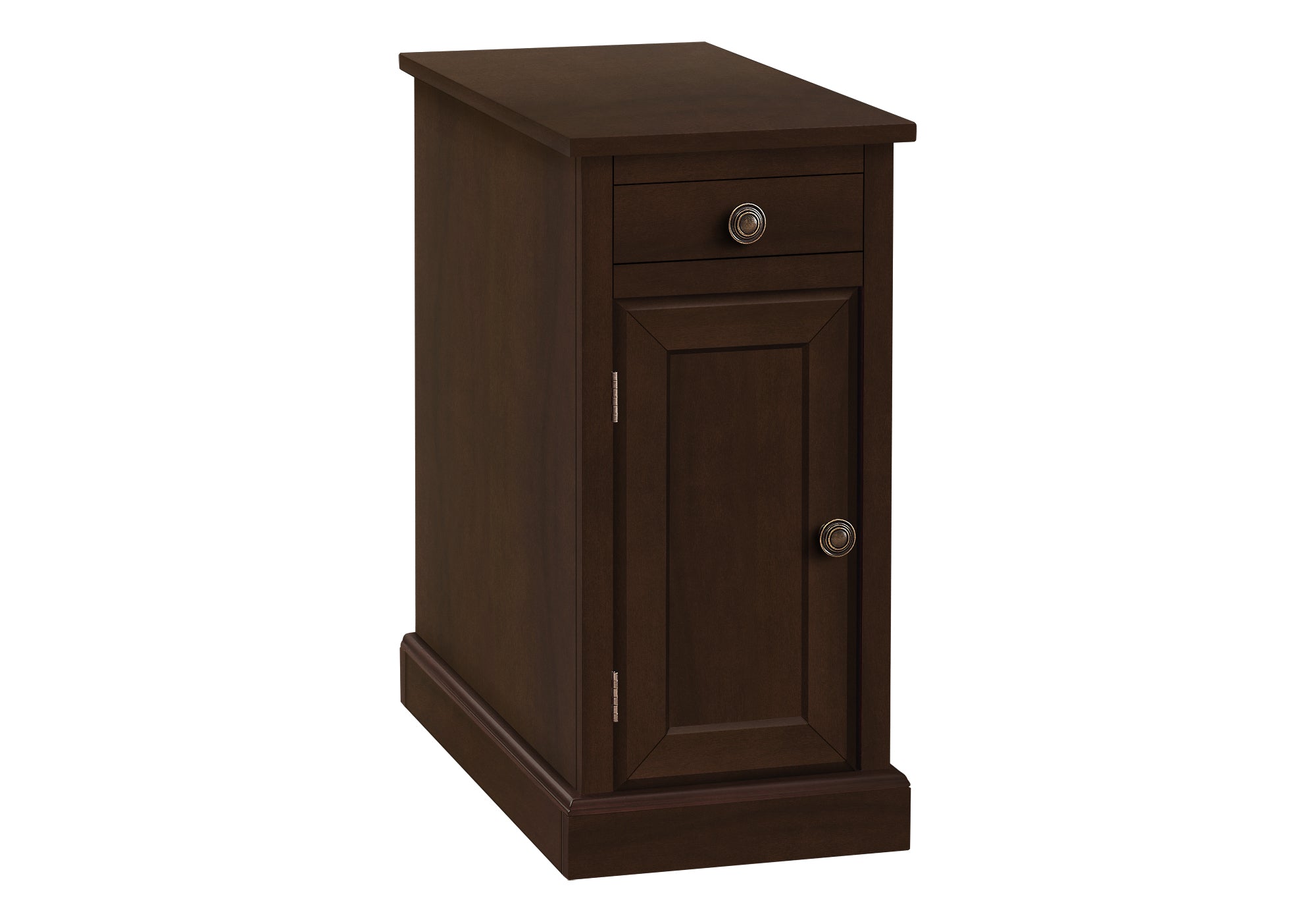 ACCENT TABLE - 24"H / ESPRESSO VENEER END TABLE #I 3964