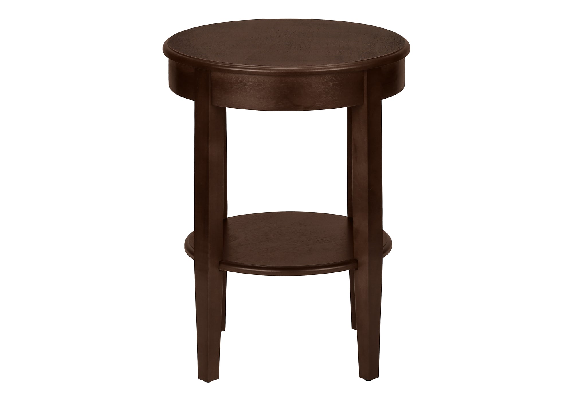 TABLE D'APPOINT - 23"H / TABLE D'APPOINT EN PLACAGE ESPRESSO #I 3975