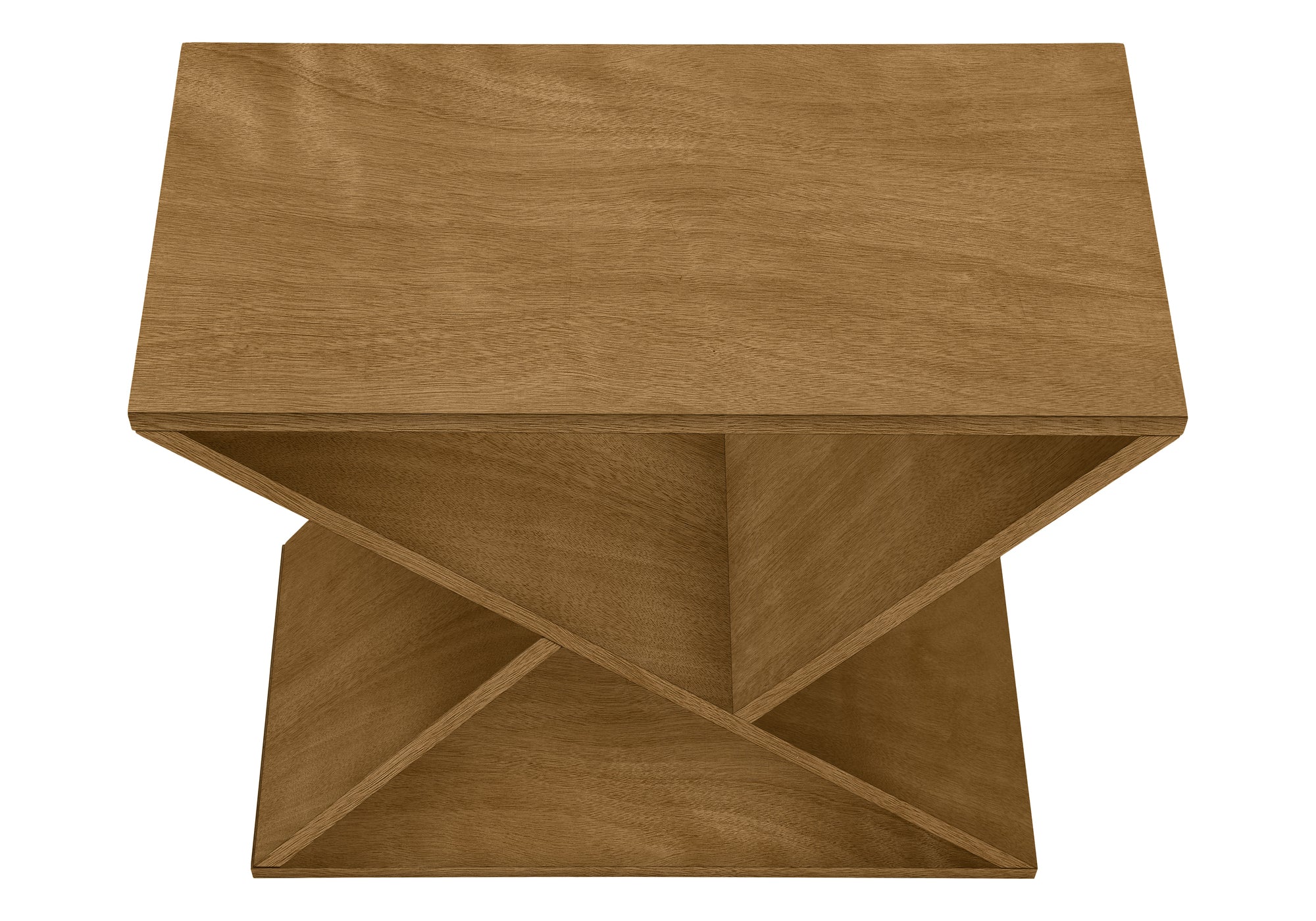 ACCENT TABLE - 24"H / DARK TAUPE VENEER END TABLE #I 3981