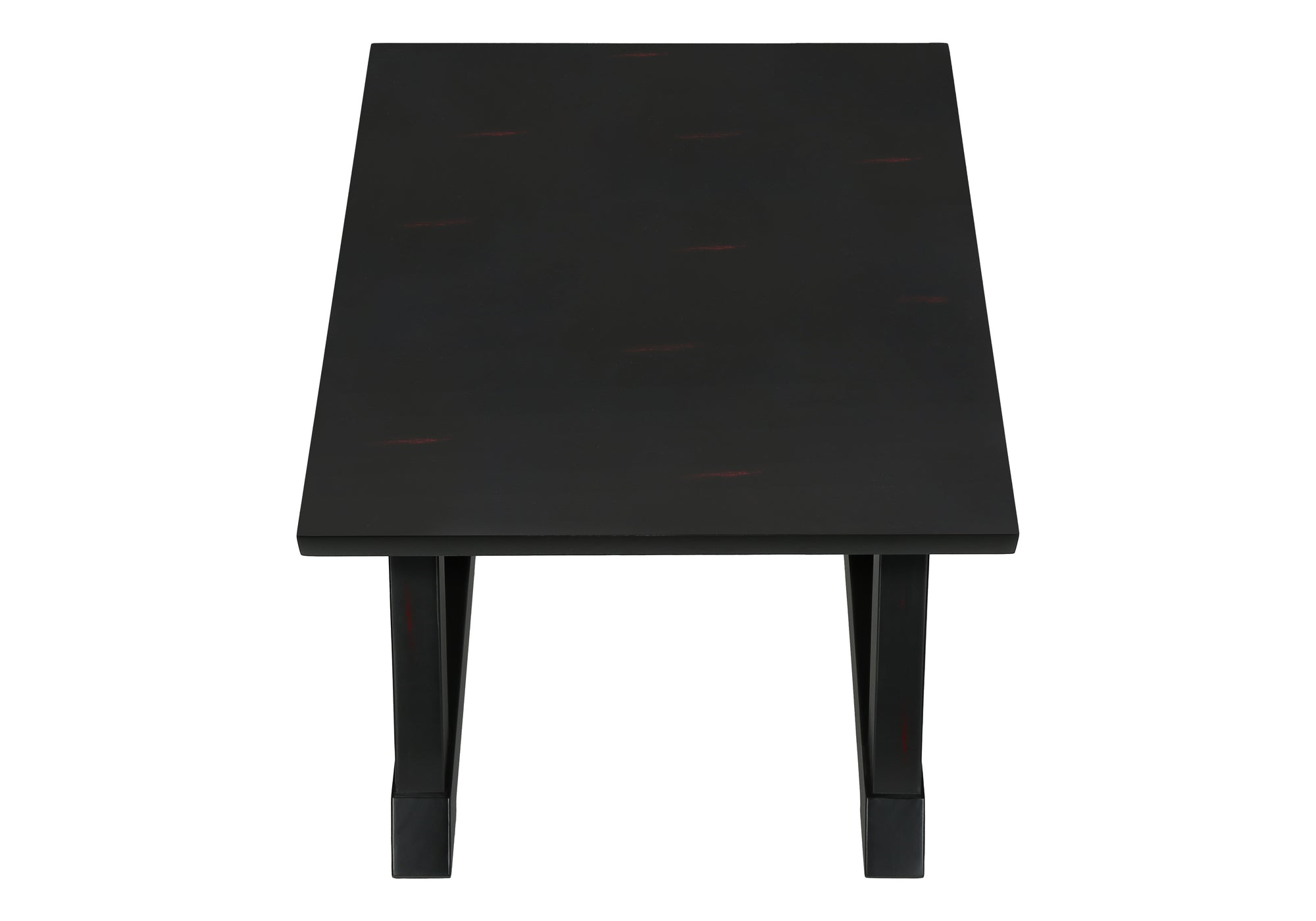 TABLE D'APPOINT - 24"H / TABLE D'APPOINT EN PLACAGE NOIR #I 3987