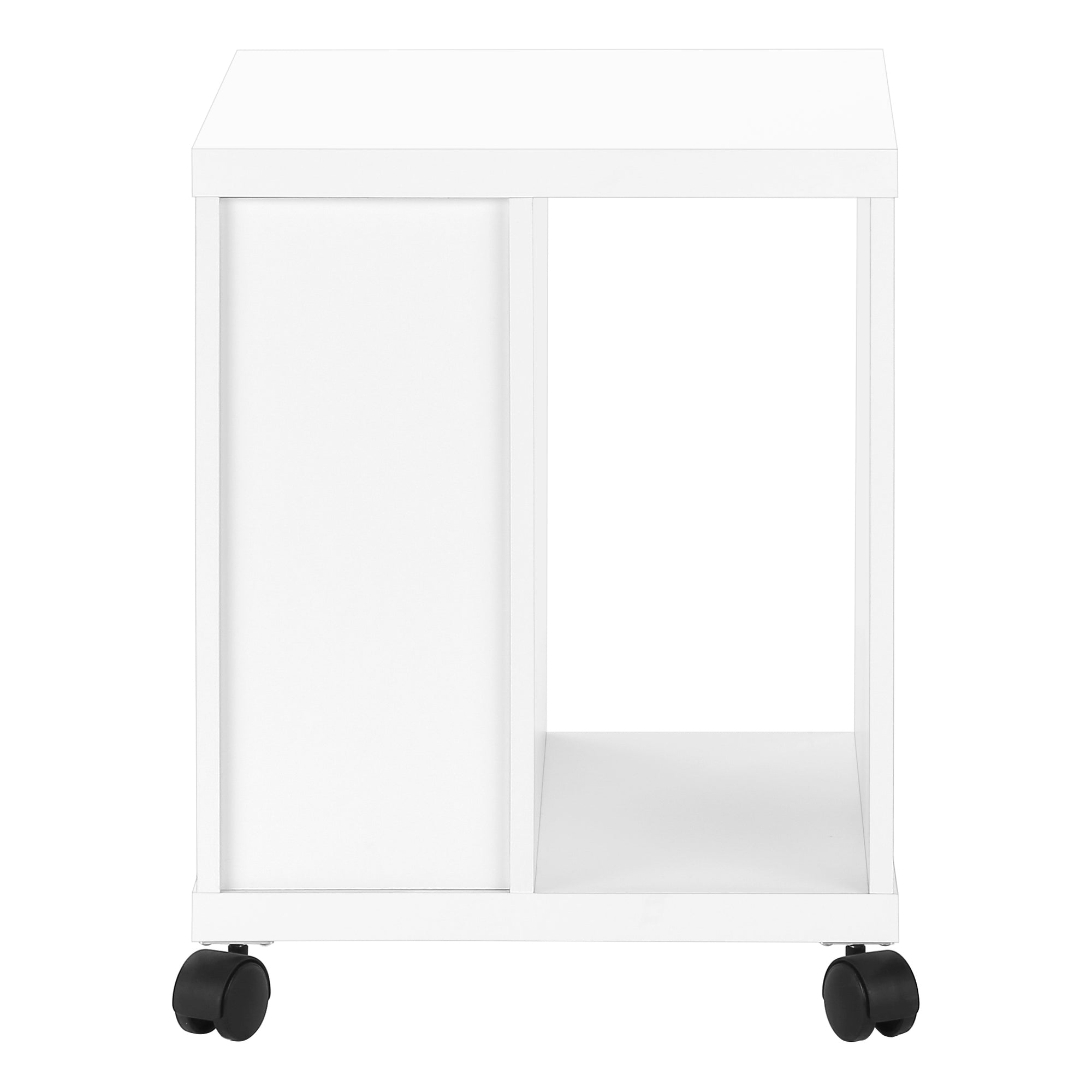 OFFICE CABINET - WHITE WITH 2 DRAWERS ON CASTORS # I 7055