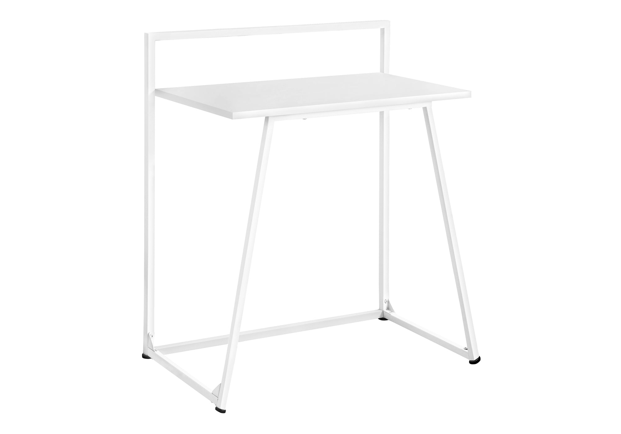 BUREAU D'ORDINATEUR - 30"L / BLANC JUVÉNILE / MÉTAL BLANC # I 7110