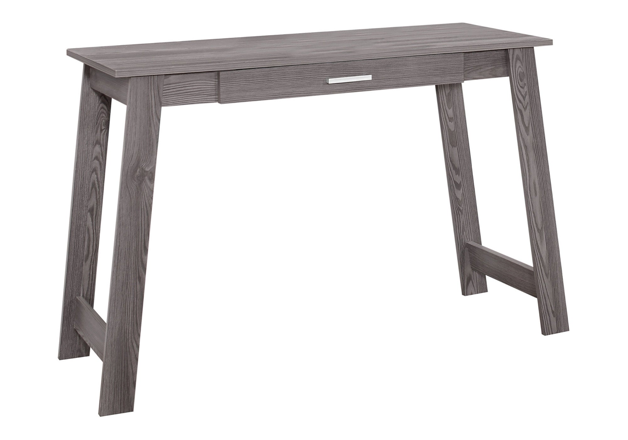 BUREAU D'ORDINATEUR - 42"L / GRIS AVEC TIROIR DE RANGEMENT # I 7192