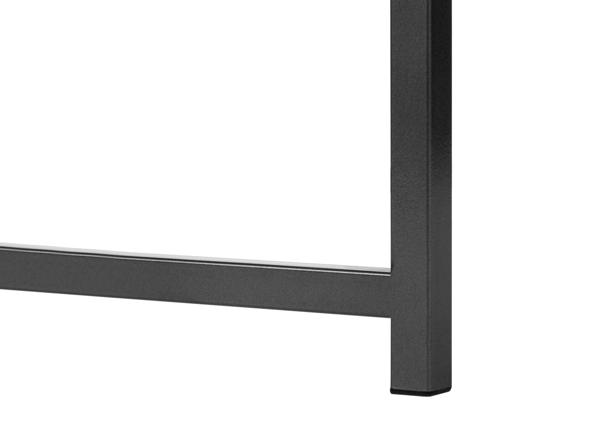 BUREAU D'ORDINATEUR - 42"L / GRIS / MÉTAL GRIS FONCÉ # I 7217