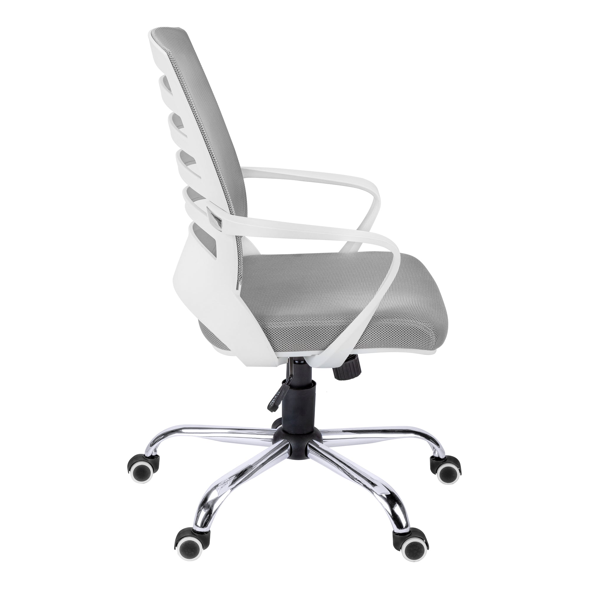 OFFICE CHAIR - WHITE / GREY MESH / MULTI POSITION # I 7225