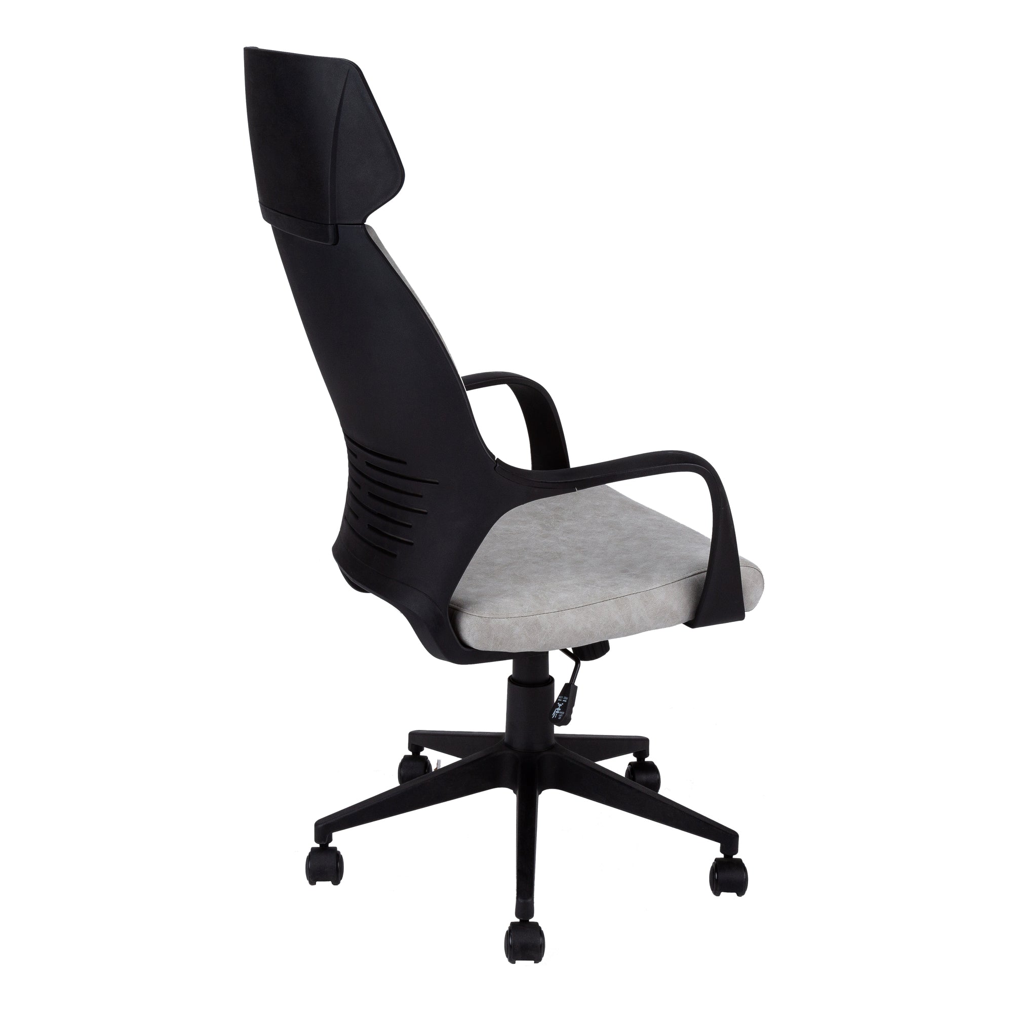 OFFICE CHAIR - GREY MICROFIBER / HIGH BACK EXECUTIVE # I 7250