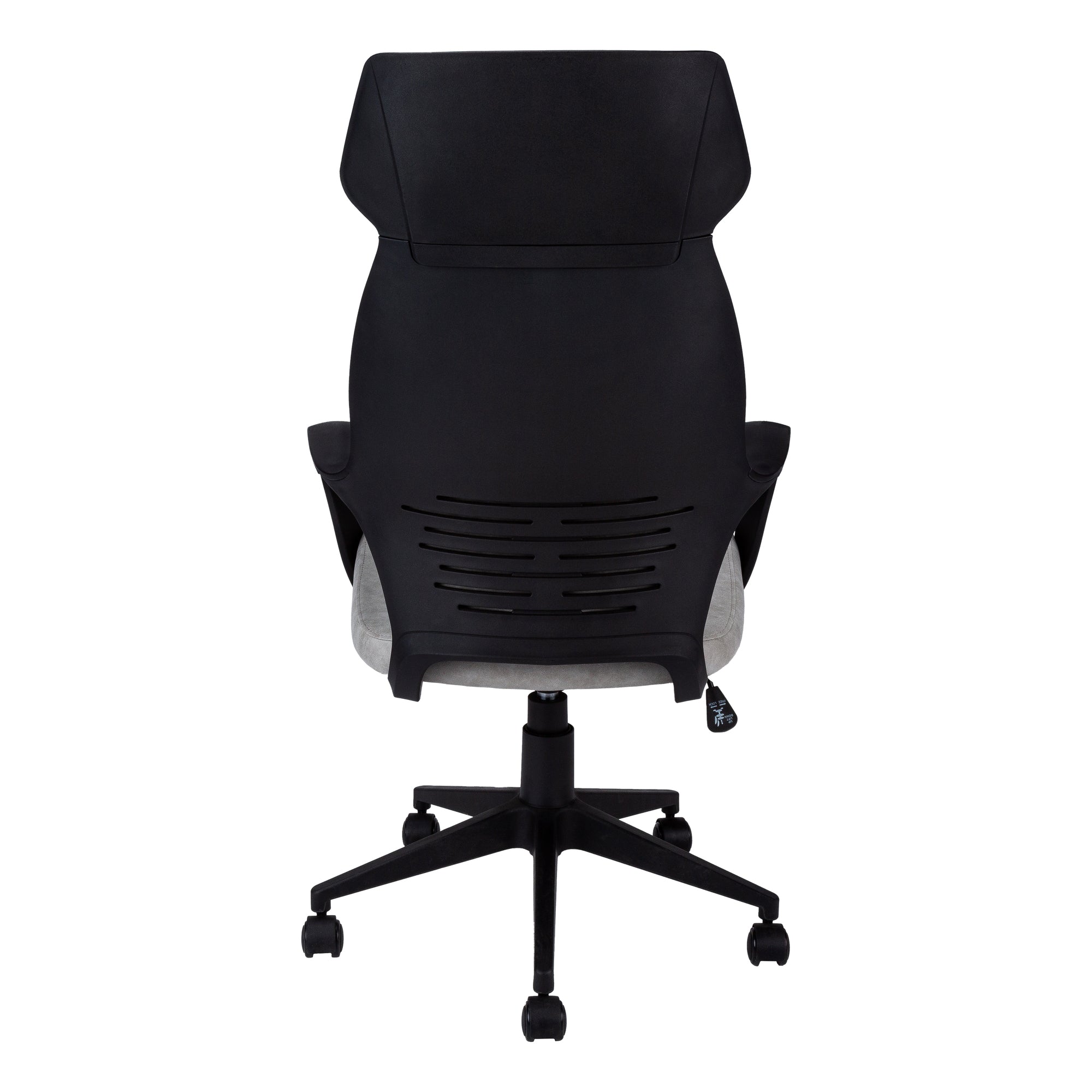 OFFICE CHAIR - GREY MICROFIBER / HIGH BACK EXECUTIVE # I 7250