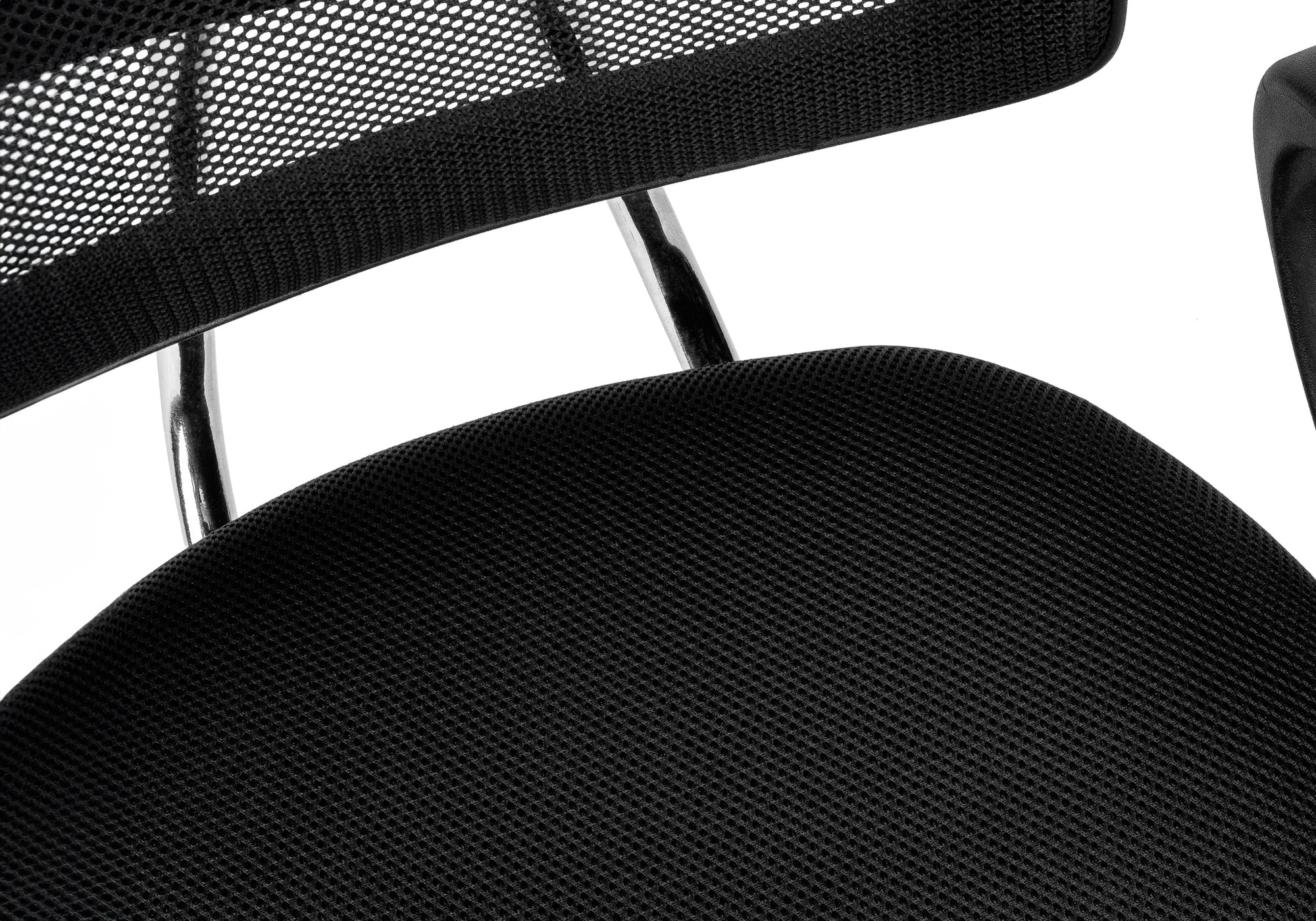 CHAISE DE BUREAU - MAILLE NOIRE JUVENILE / MULTI-POSITIONS # I 7260