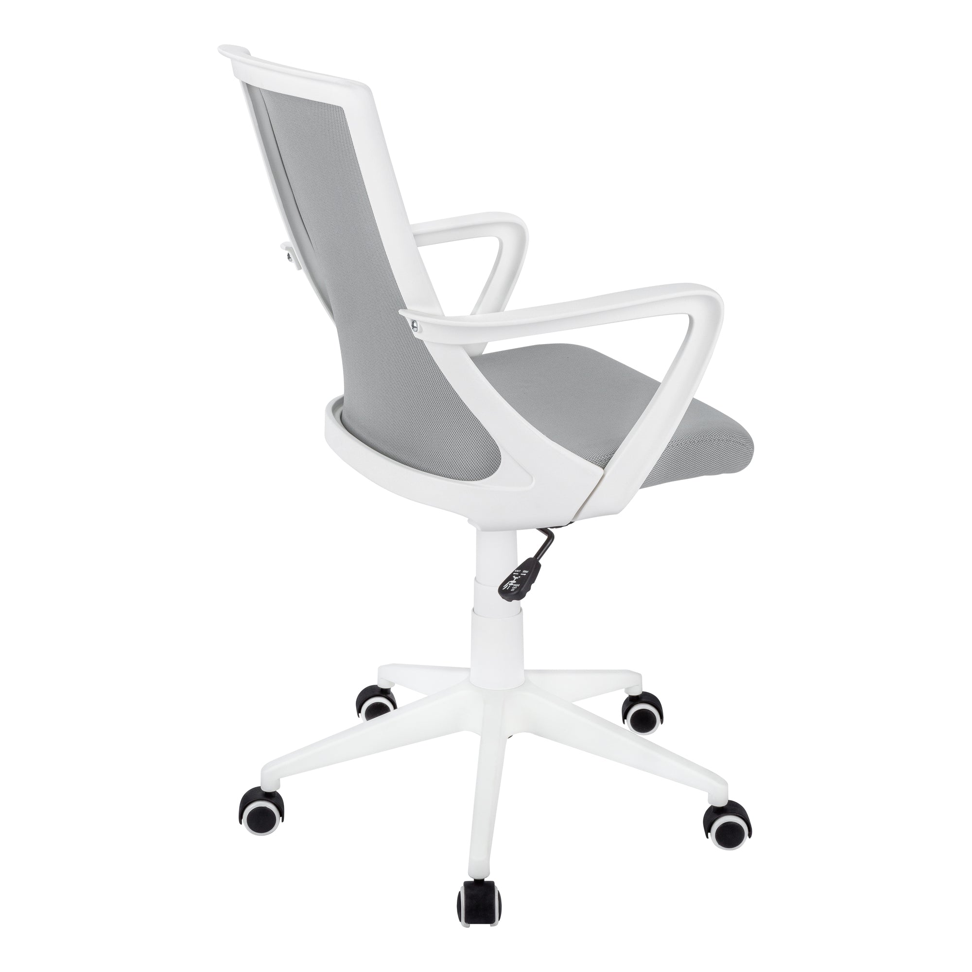 OFFICE CHAIR - WHITE / GREY MESH / MULTI POSITION # I 7294