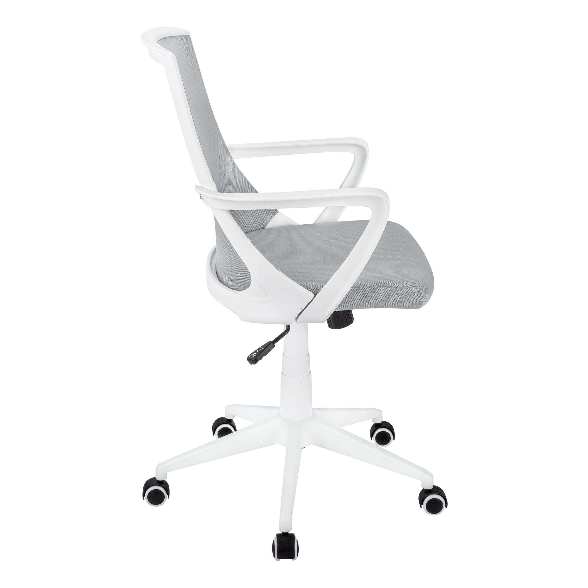 OFFICE CHAIR - WHITE / GREY MESH / MULTI POSITION # I 7294