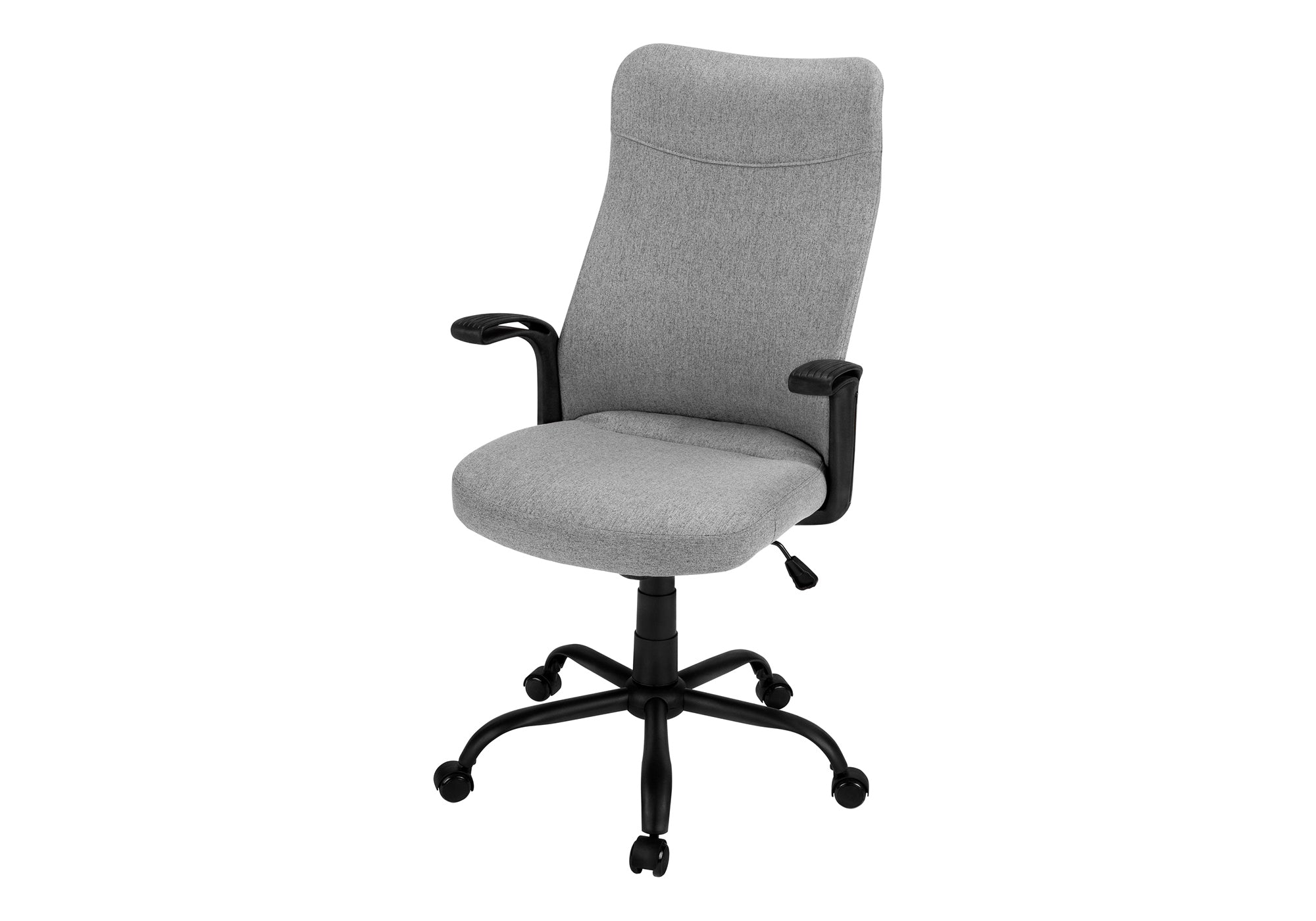 OFFICE CHAIR - BLACK / DARK GREY FABRIC / MULTI POSITION # I 7325