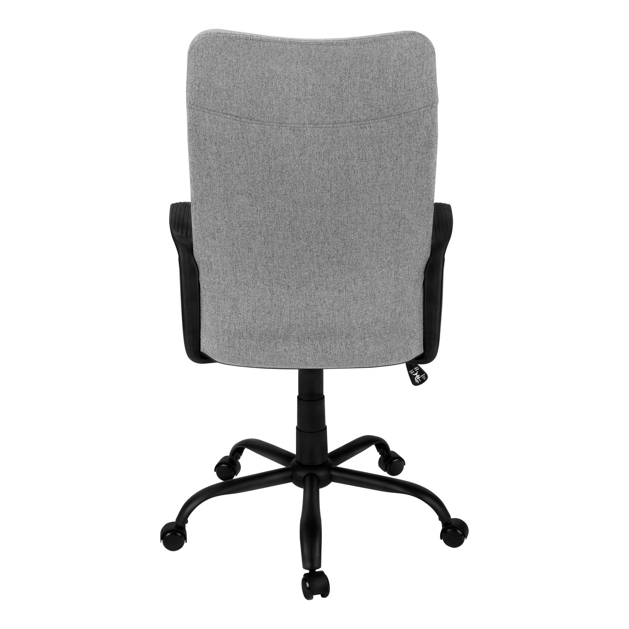 OFFICE CHAIR - BLACK / DARK GREY FABRIC / MULTI POSITION # I 7325