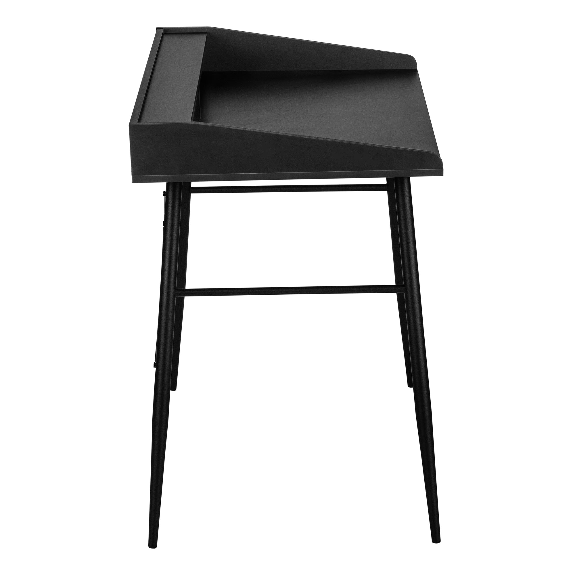 COMPUTER DESK - 48"L / BLACK / BLACK METAL # I 7537