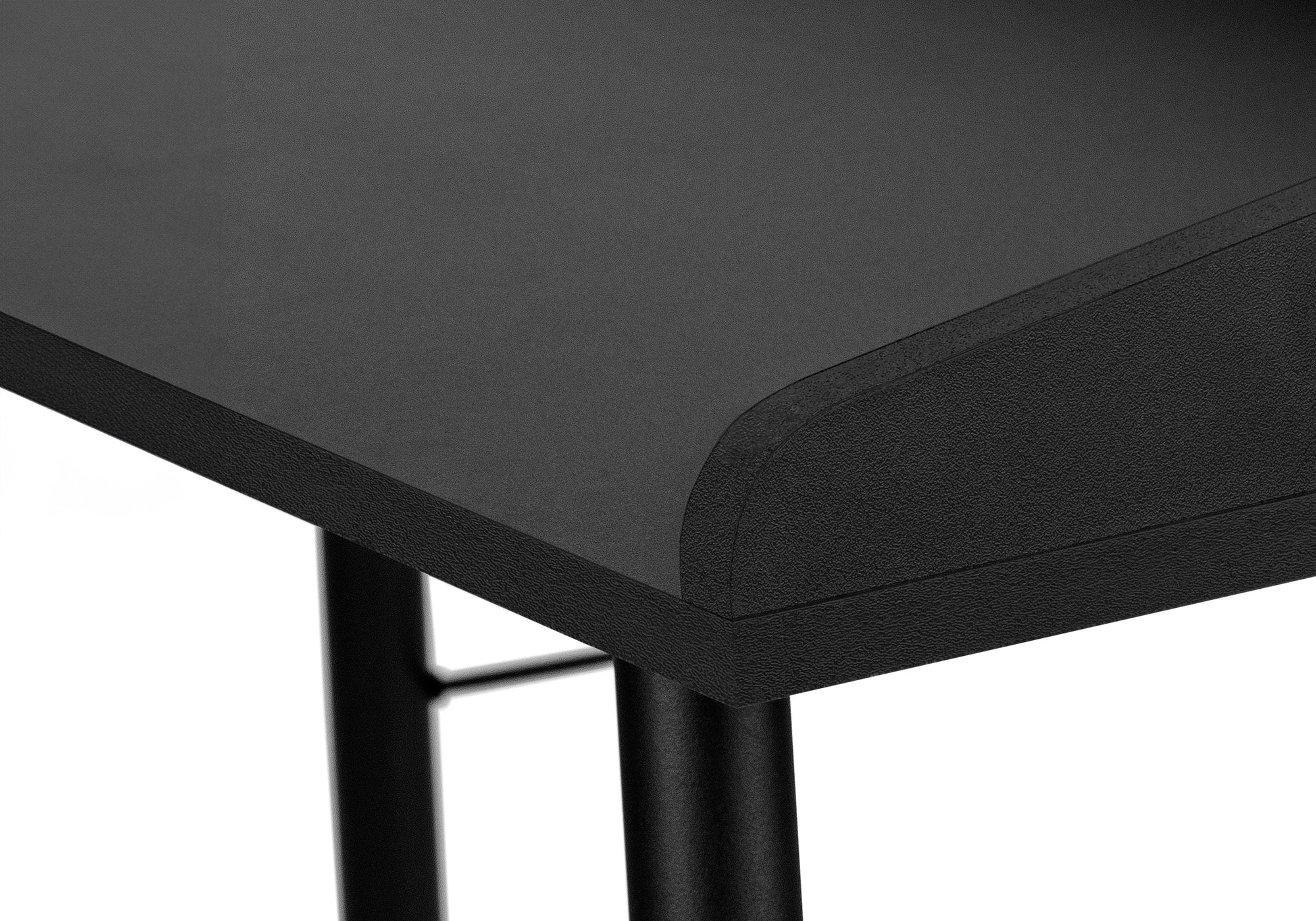 COMPUTER DESK - 48"L / BLACK / BLACK METAL # I 7537