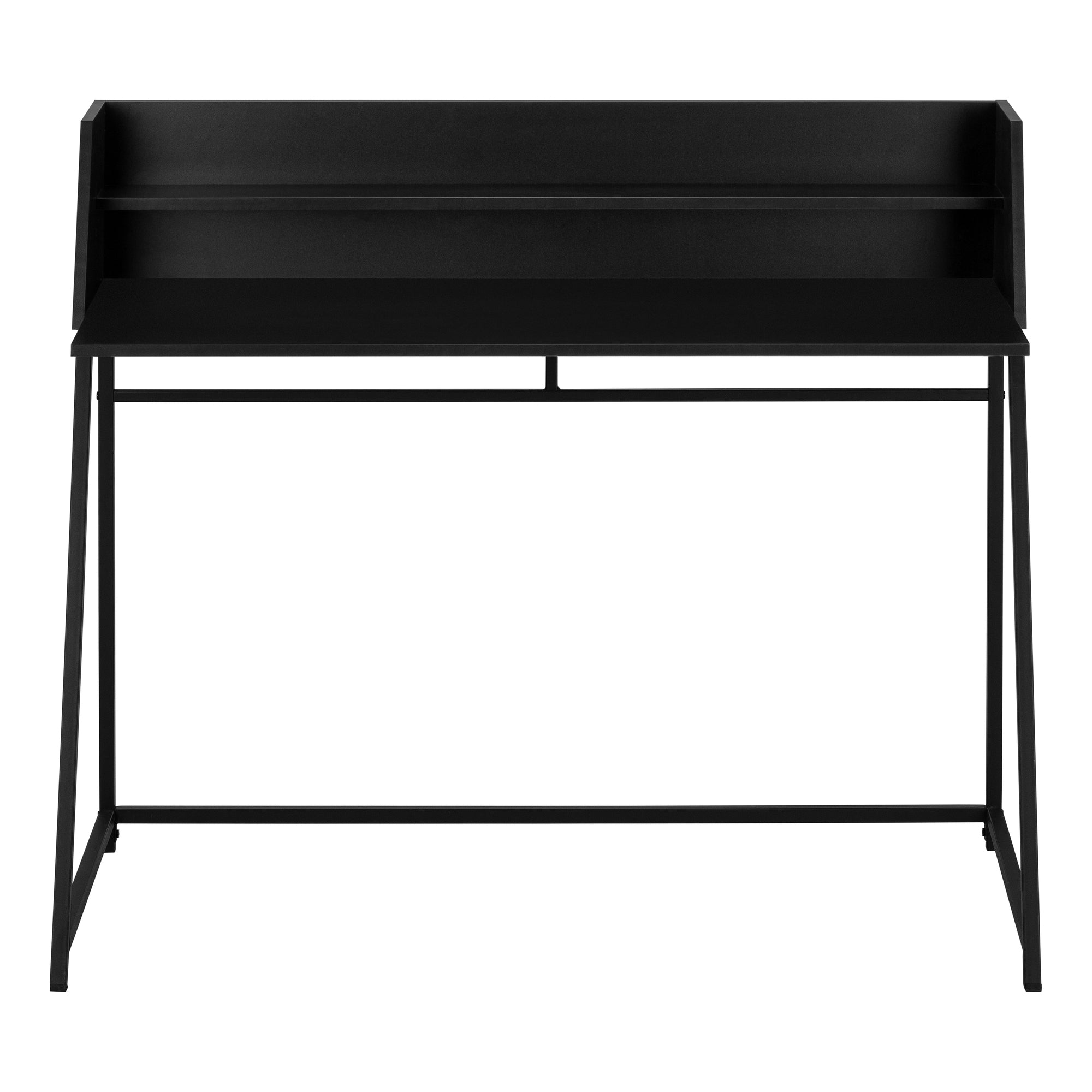 COMPUTER DESK - 48"L / BLACK / BLACK METAL # I 7547