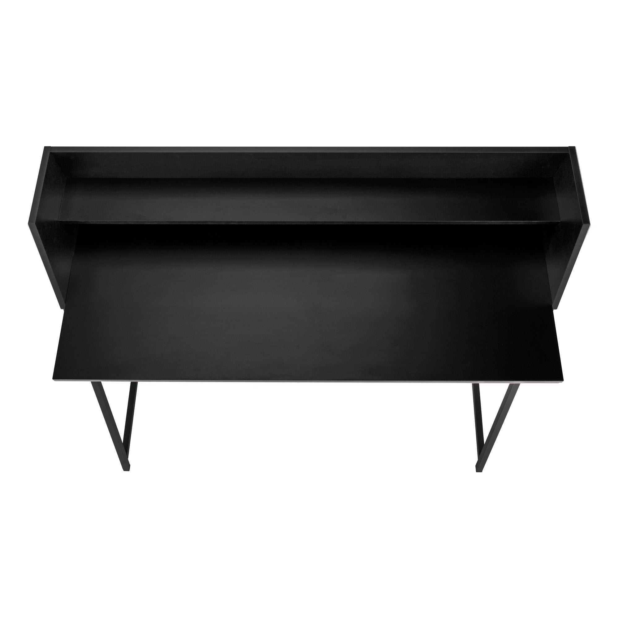 COMPUTER DESK - 48"L / BLACK / BLACK METAL # I 7547