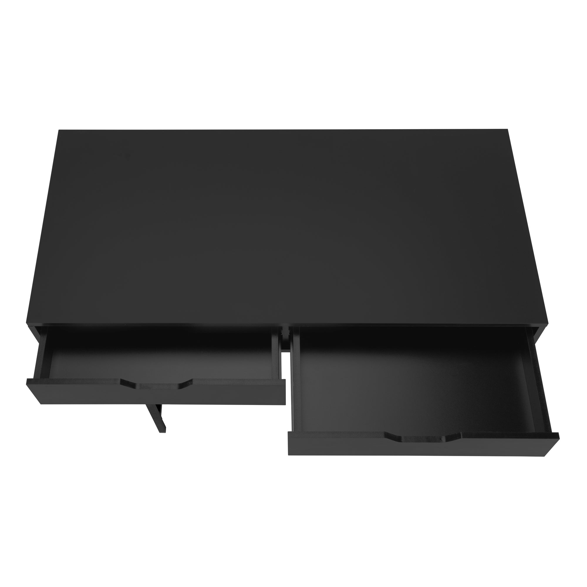 BUREAU D'ORDINATEUR - 48"L / NOIR / MÉTAL NOIR # I 7556