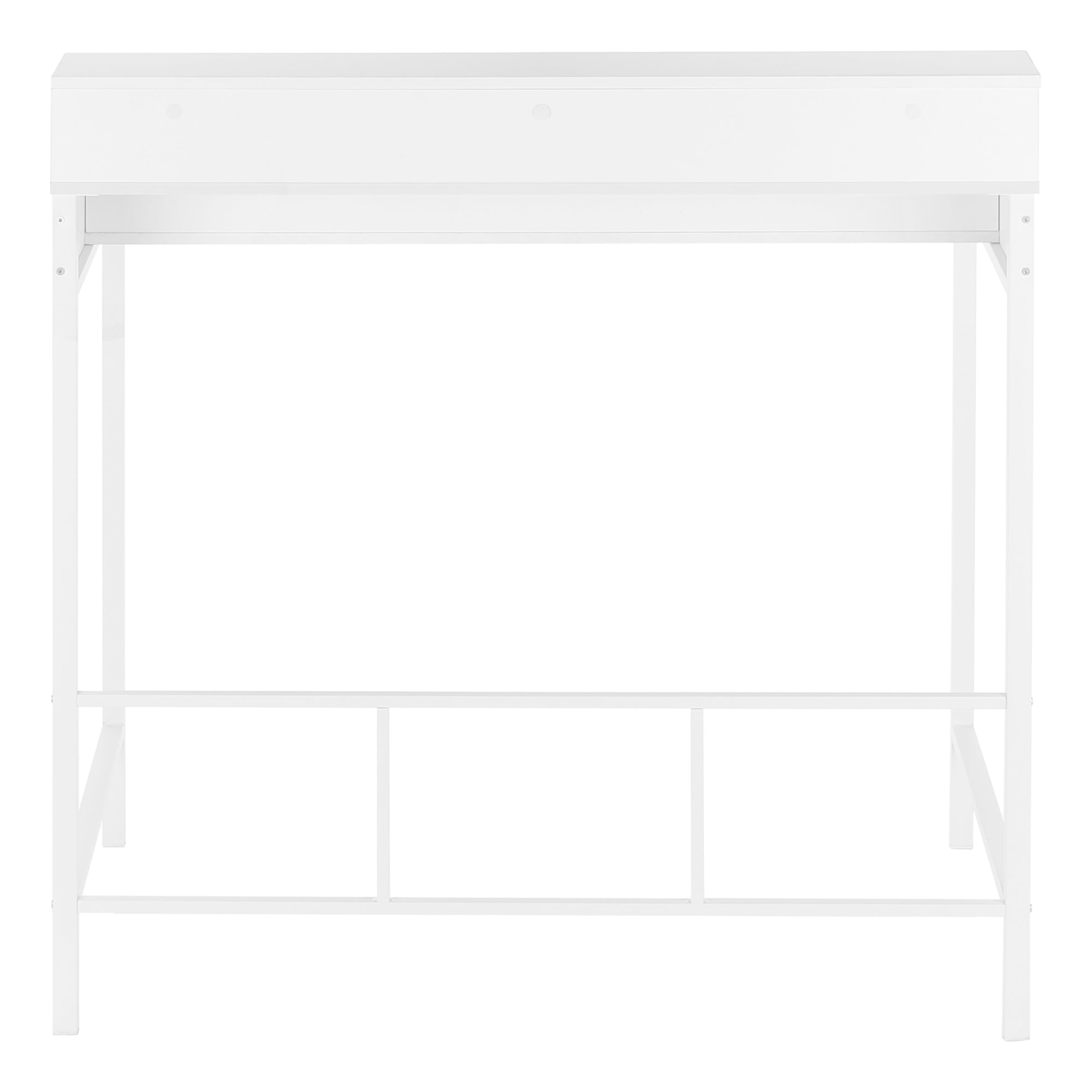 BUREAU D'ORDINATEUR - 48"L / BLANC / HAUTEUR DEBOUT BLANC # I 7701