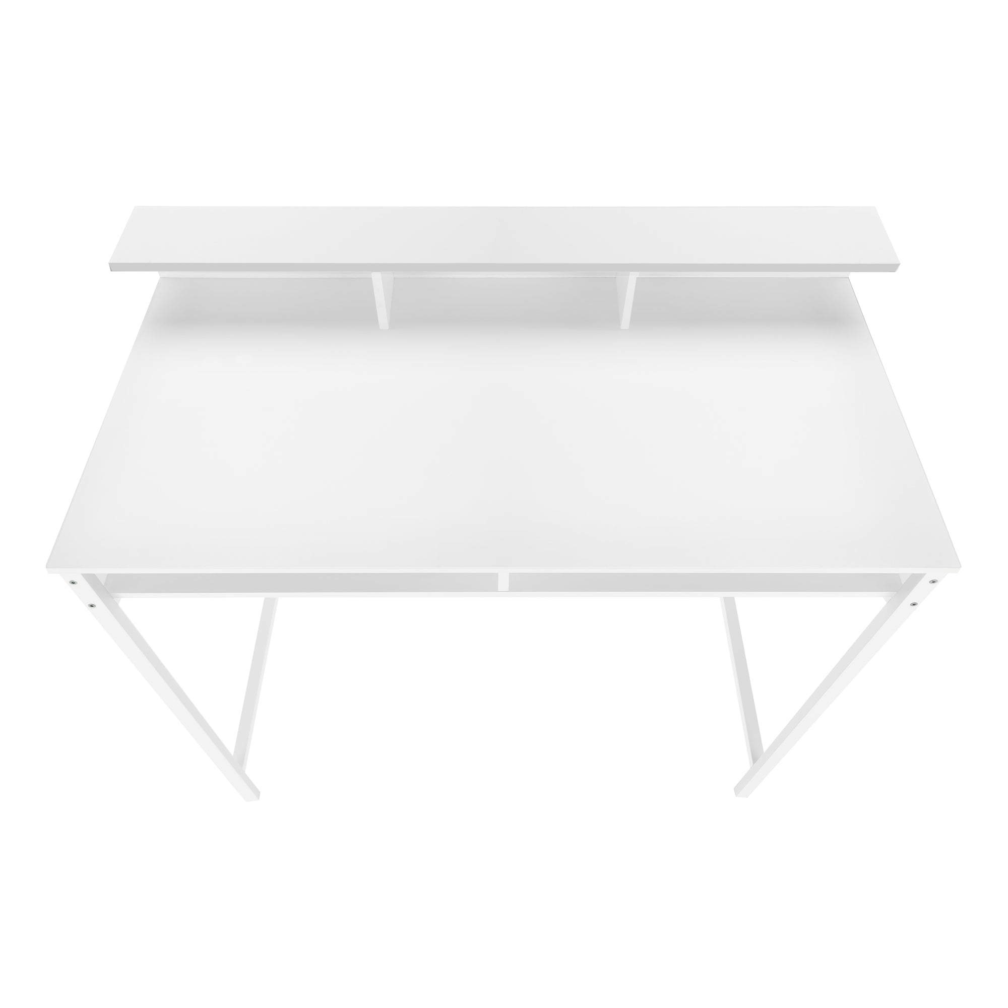 BUREAU D'ORDINATEUR - 48"L / BLANC / HAUTEUR DEBOUT BLANC # I 7701