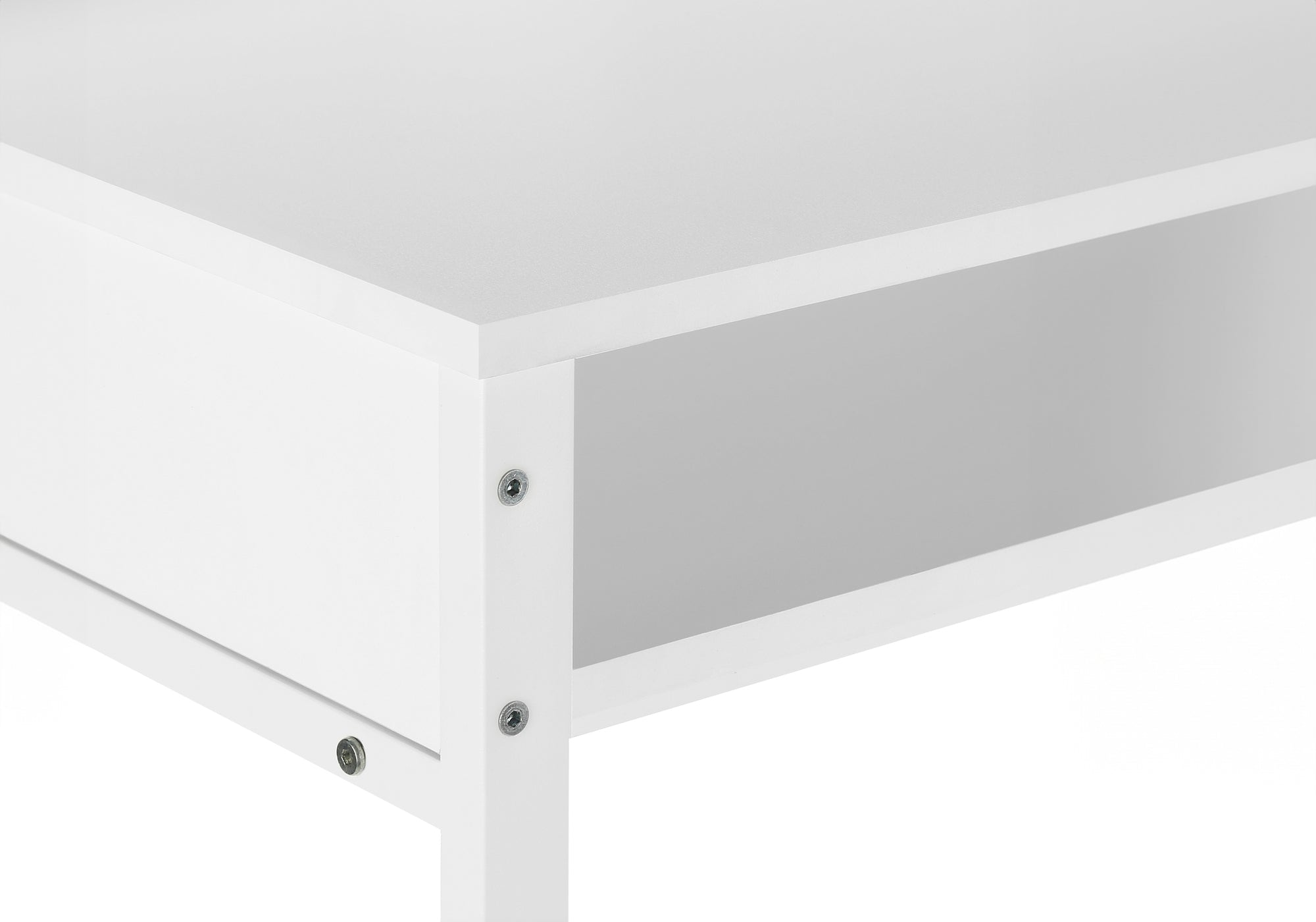 BUREAU D'ORDINATEUR - 48"L / BLANC / HAUTEUR DEBOUT BLANC # I 7701