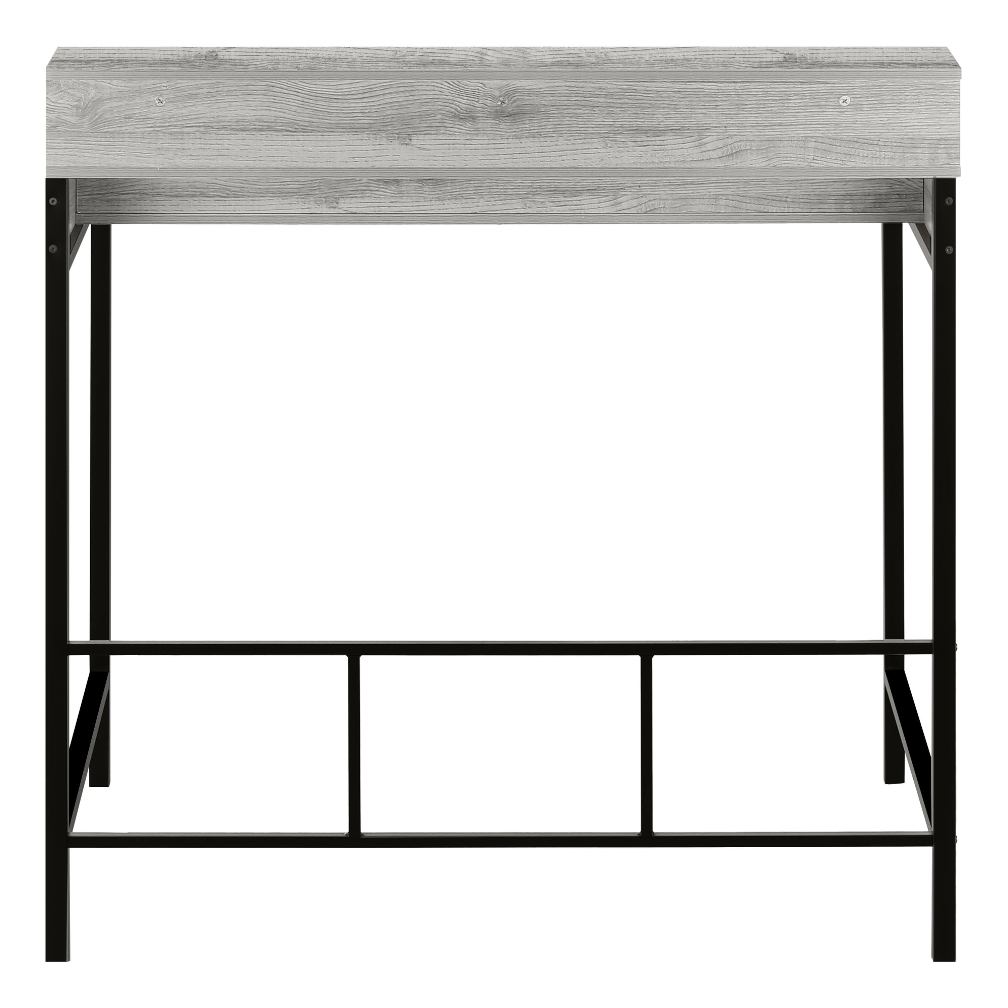 BUREAU D'ORDINATEUR - 48"L / GRIS / NOIR HAUTEUR DEBOUT # I 7703