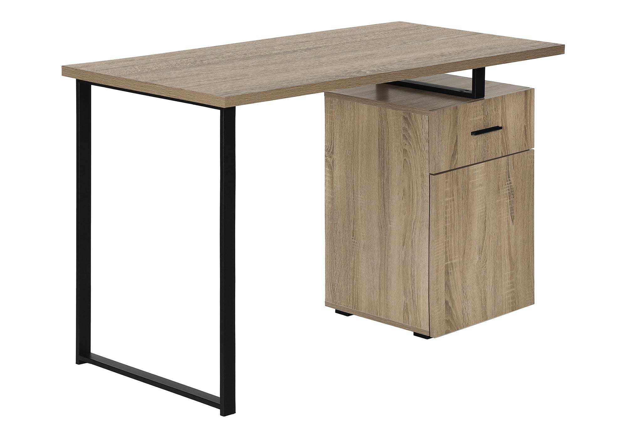 BUREAU D'ORDINATEUR - 48"L / TAUPE FONCÉ ORIENTÉ GAUCHE OU DROITE # I 7764