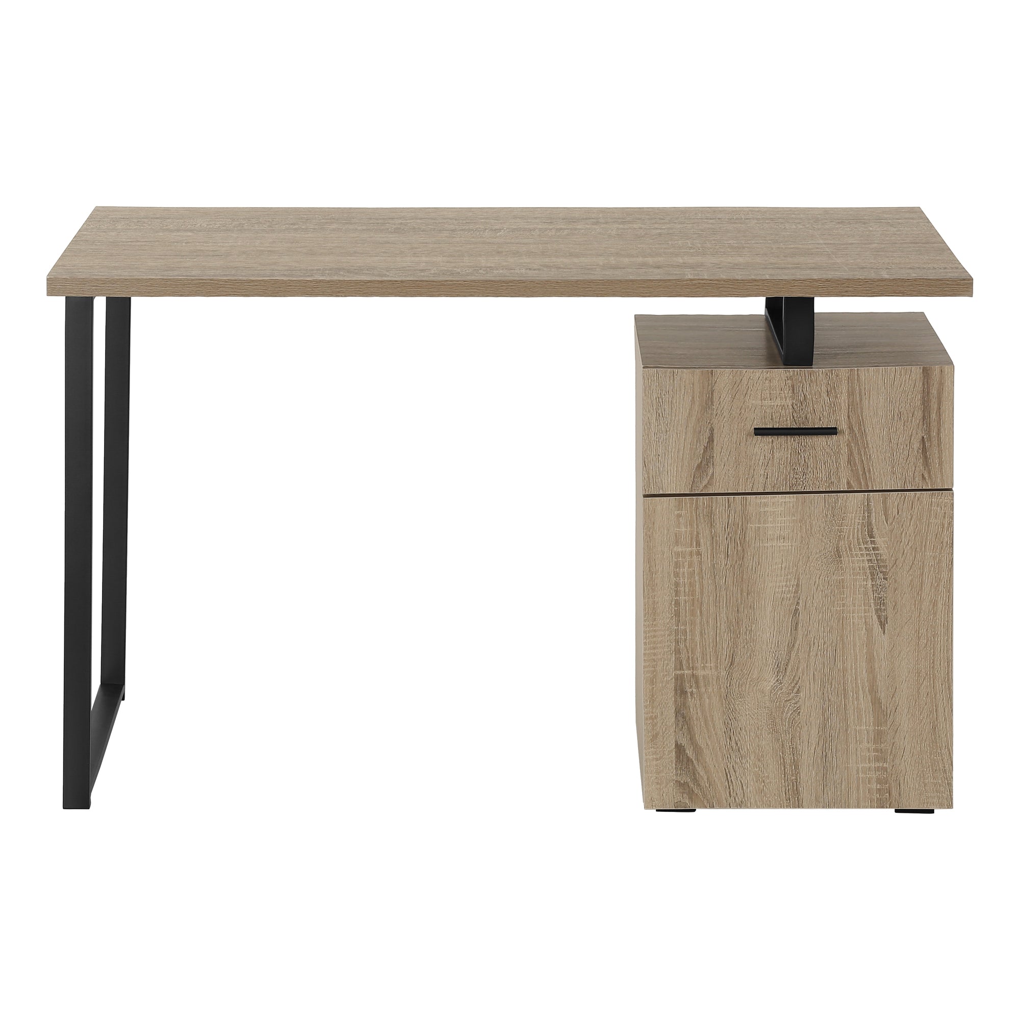 BUREAU D'ORDINATEUR - 48"L / TAUPE FONCÉ ORIENTÉ GAUCHE OU DROITE # I 7764