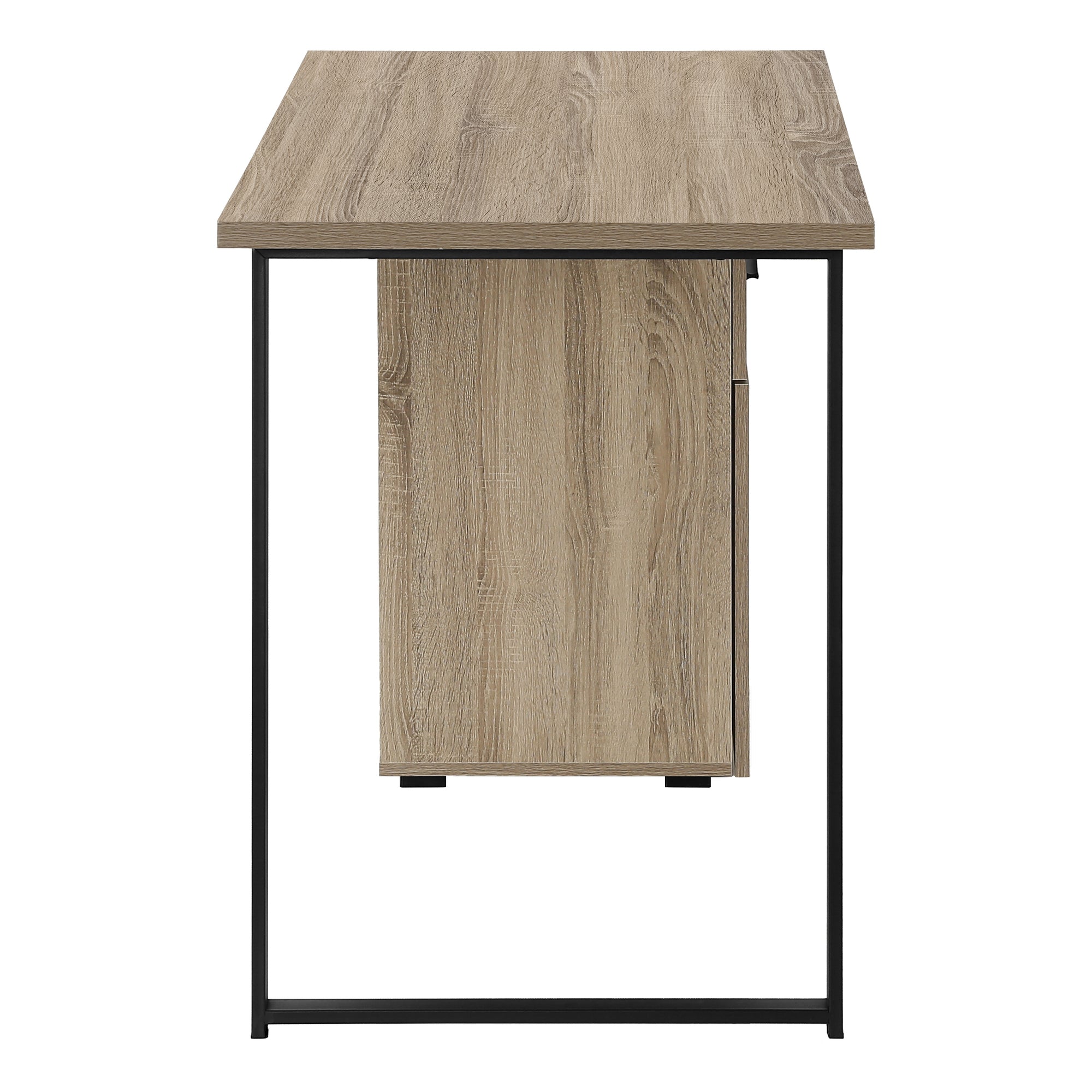 BUREAU D'ORDINATEUR - 48"L / TAUPE FONCÉ ORIENTÉ GAUCHE OU DROITE # I 7764