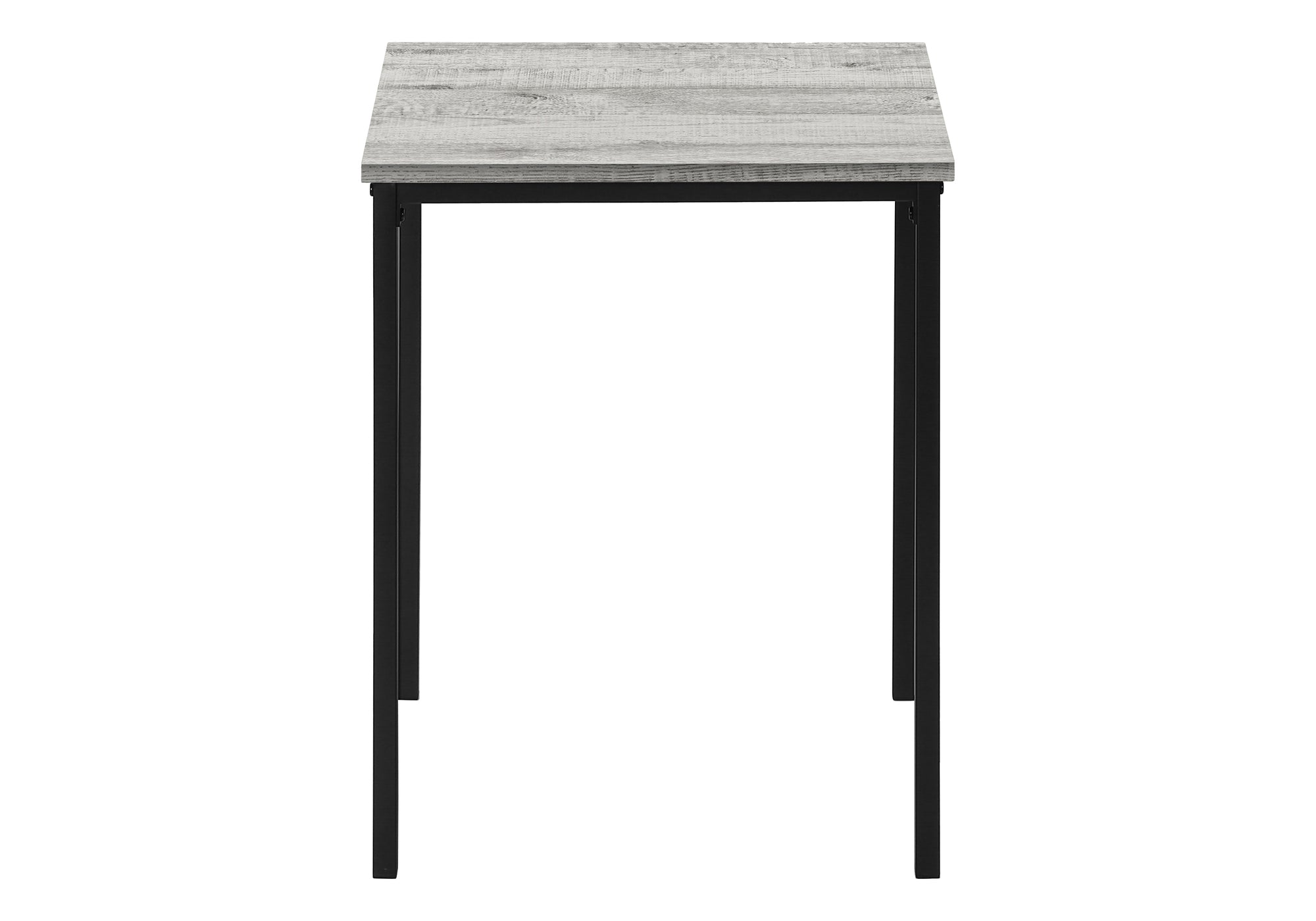 TABLE SET - 3PCS SET / GREY / BLACK METAL # I 7896P