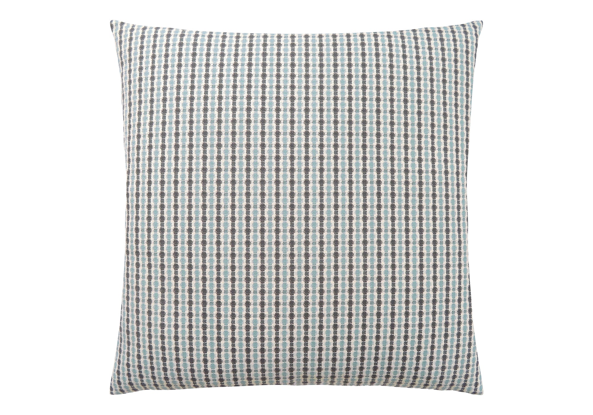 PILLOW - 18"X 18" / LIGHT BLUE / GREY ABSTRACT DOT / 1PC # I 9230