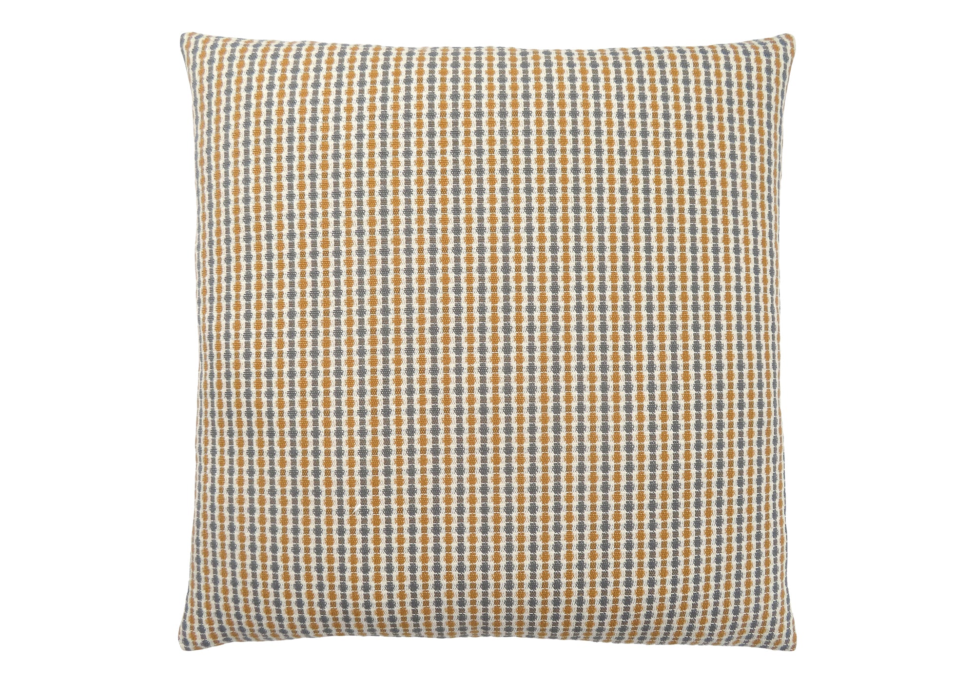 PILLOW - 18"X 18" / GOLD / GREY ABSTRACT DOT / 1PC # I 9234