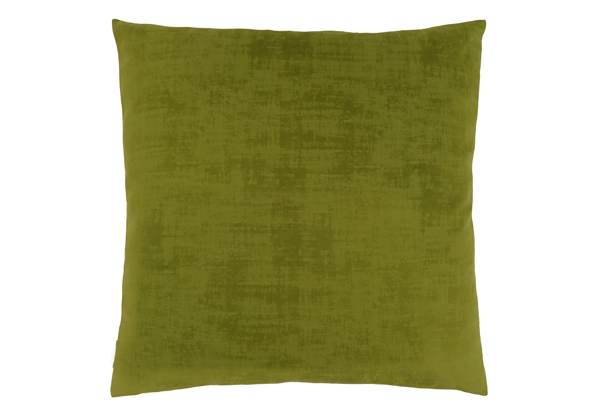 COUSSIN - 18"X 18" / VELOURS BROSSÉ VERT LIME / 1PC # I 9244