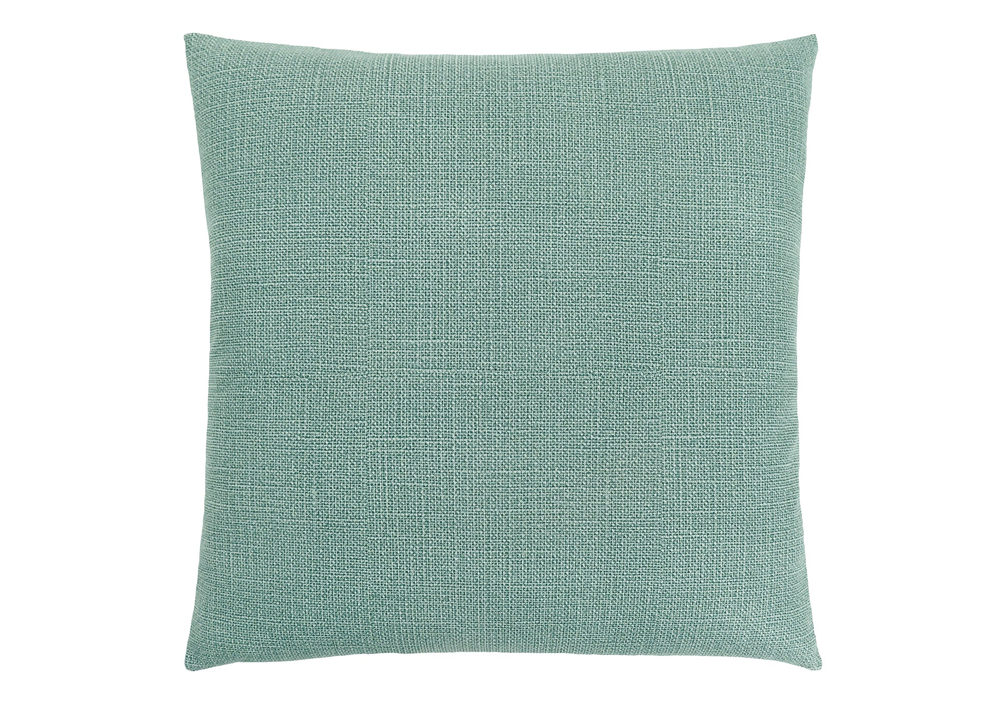 PILLOW - 18"X 18" / PATTERNED LIGHT GREEN / 1PC # I 9288